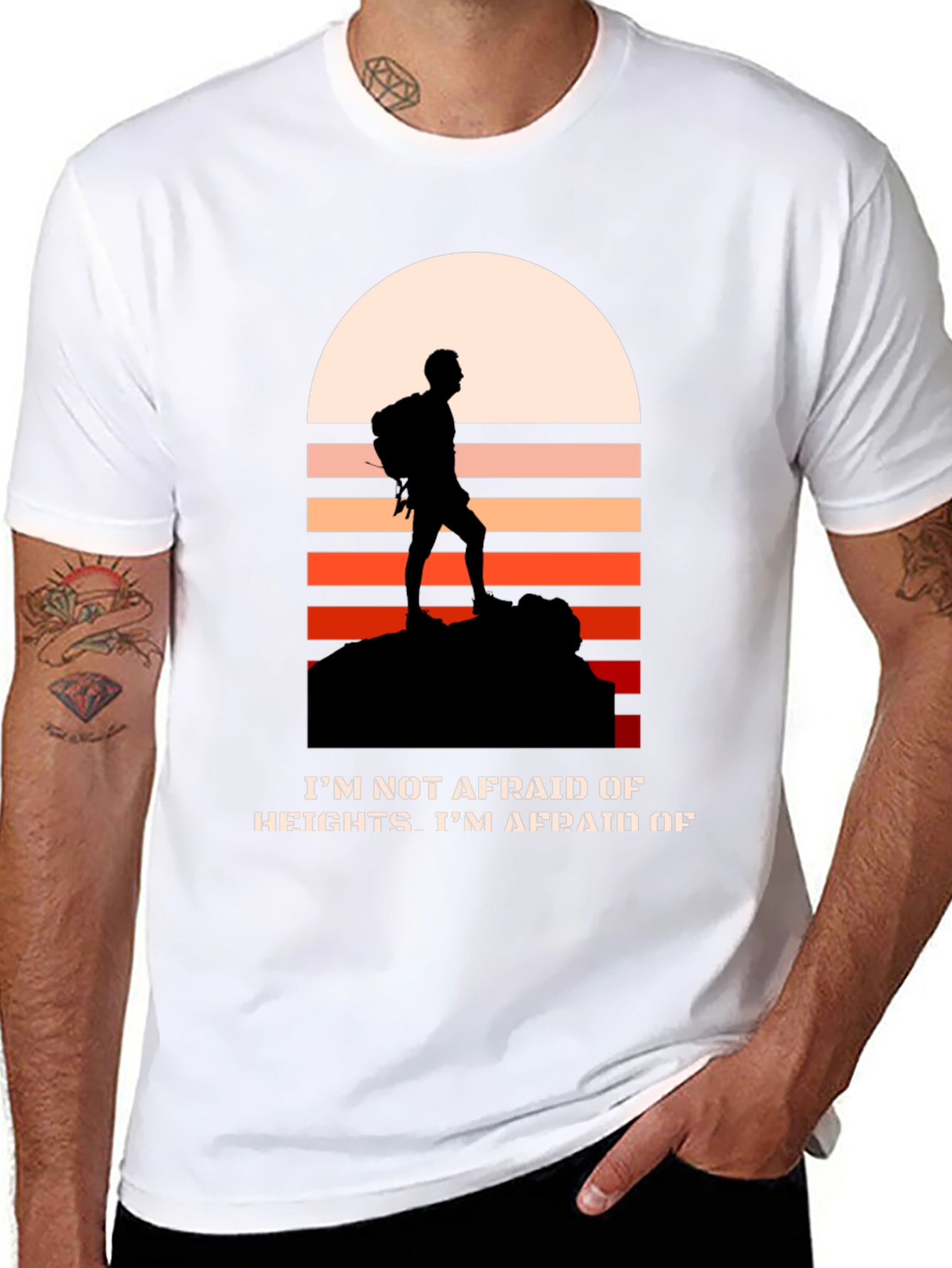Hiking Lover T-Shirt - Not Afraid of Heights