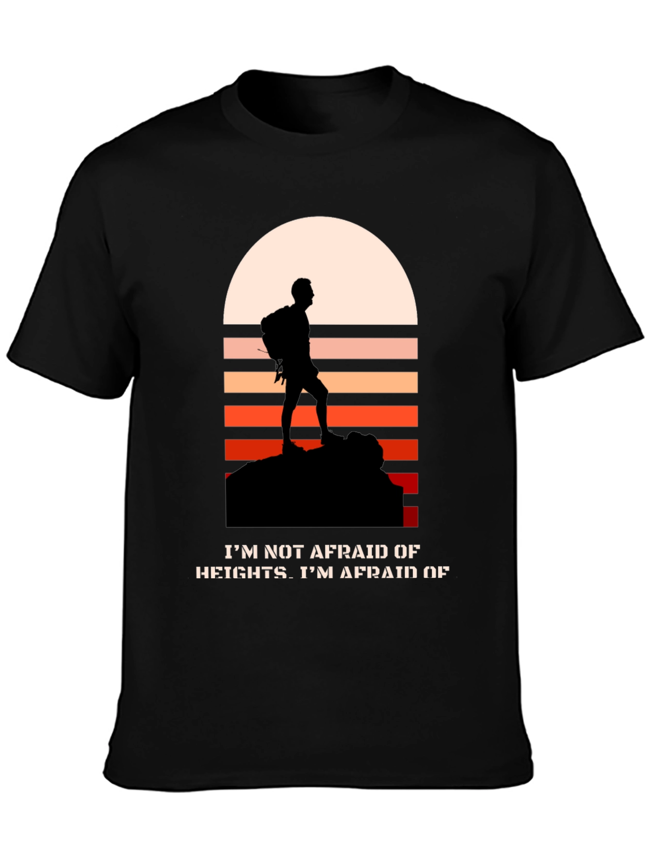 Hiking Lover T-Shirt - Not Afraid of Heights