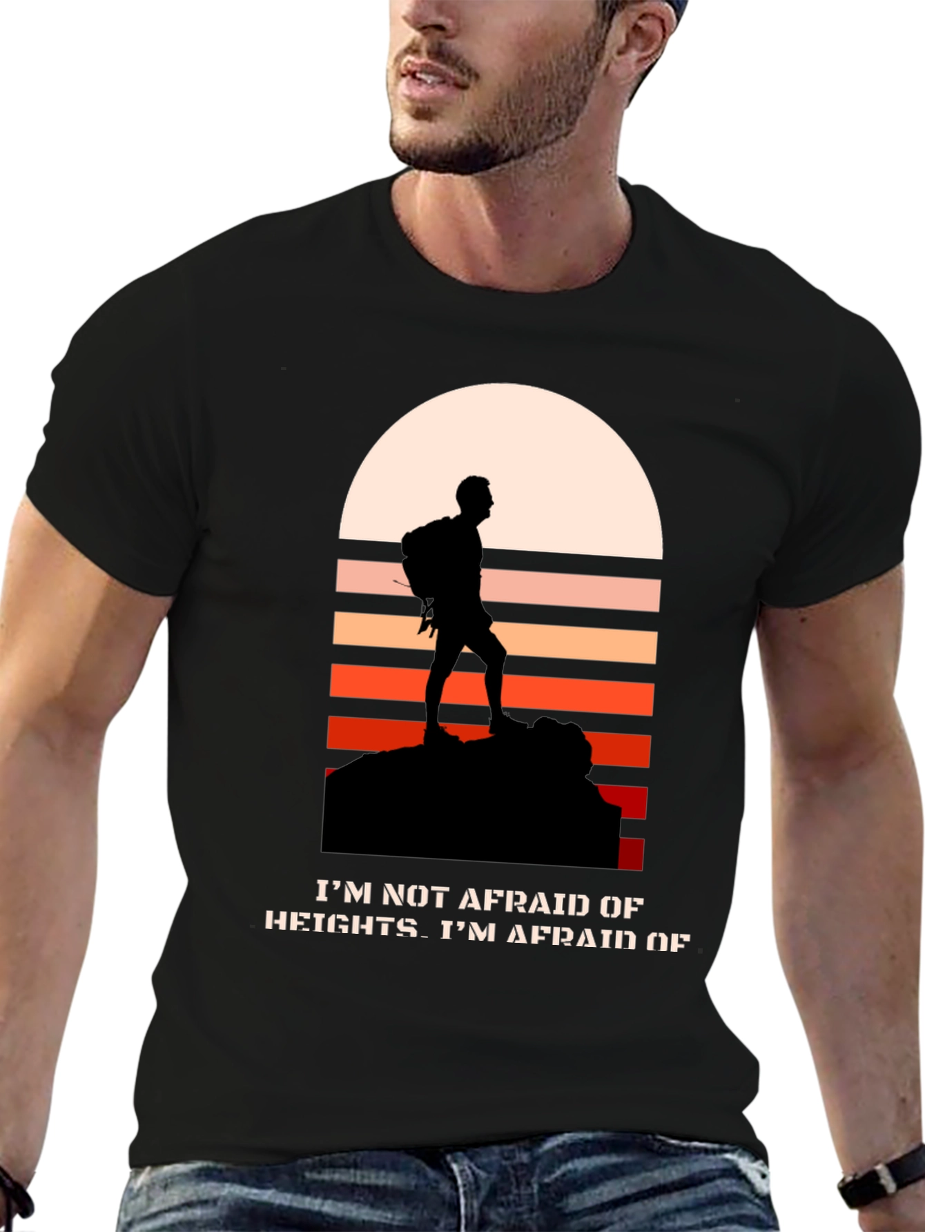 Hiking Lover T-Shirt - Not Afraid of Heights