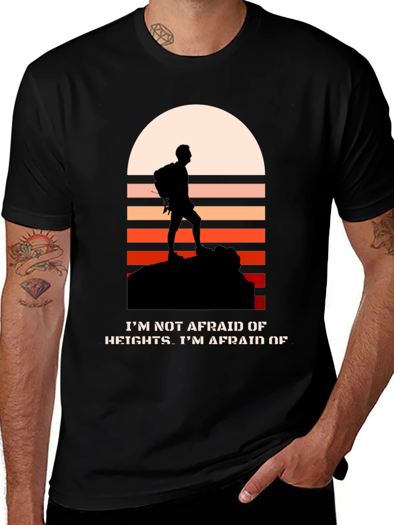 Hiking Lover T-Shirt - Not Afraid of Heights
