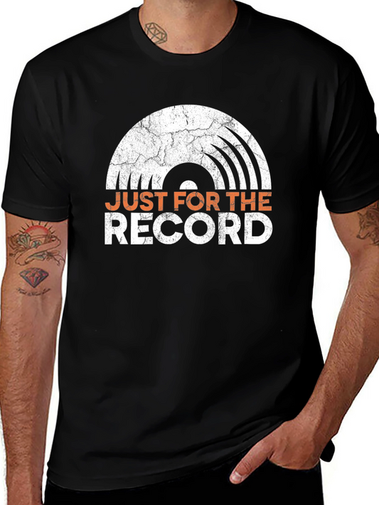 Just For The Record Graphic Tee