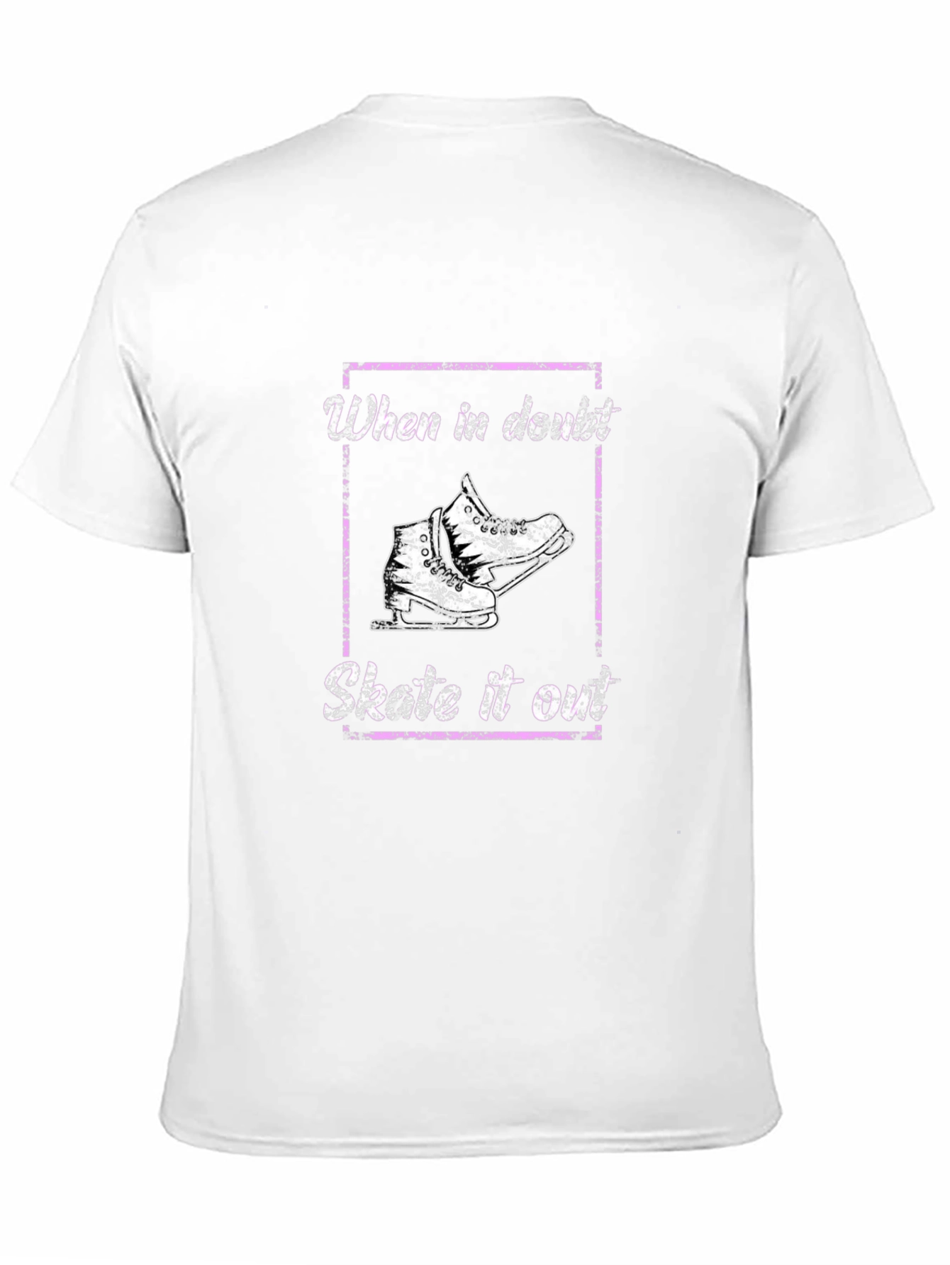 Skate It Out Graphic Tee - Black Cotton T-Shirt