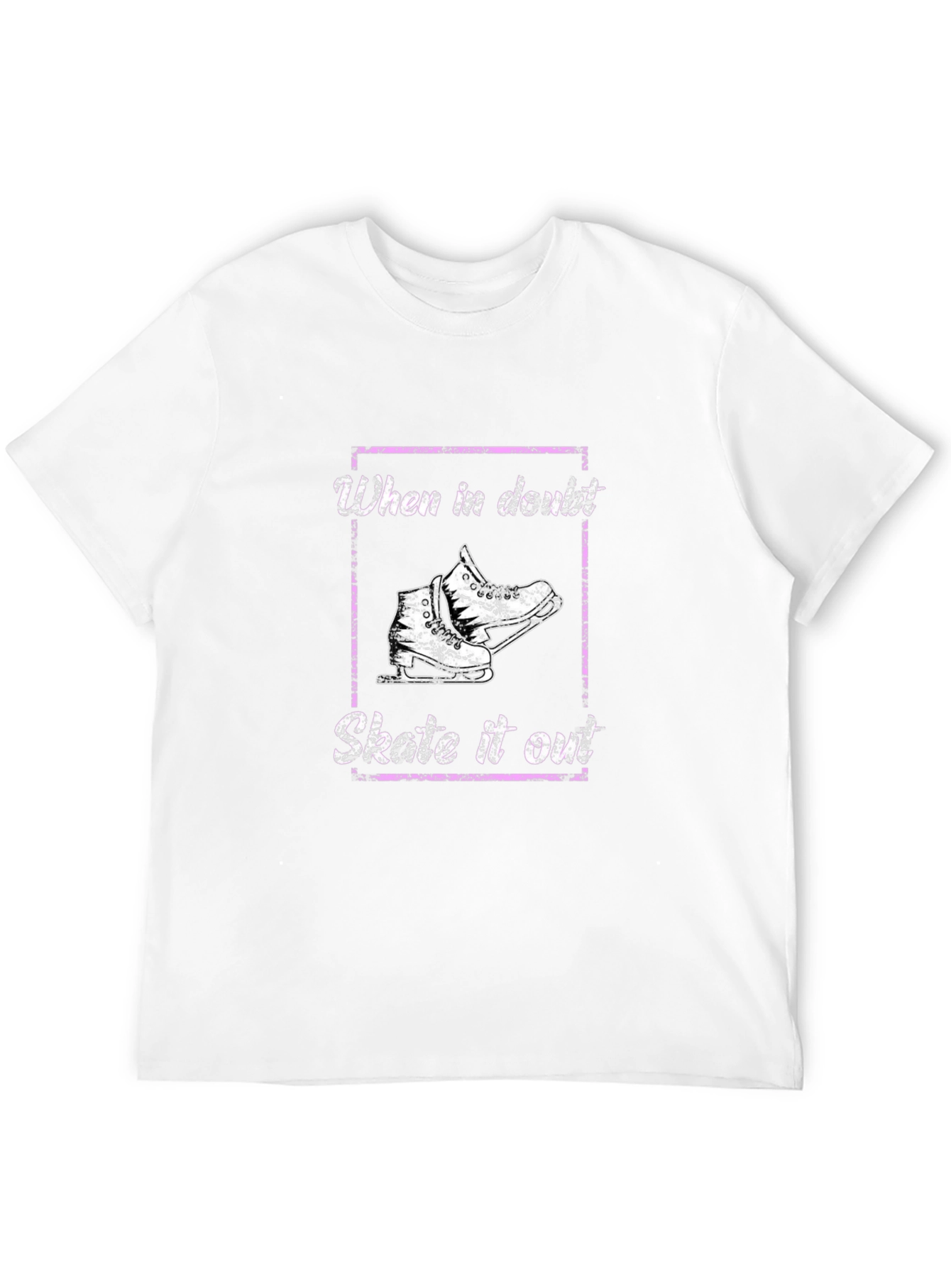 Skate It Out Graphic Tee - Black Cotton T-Shirt