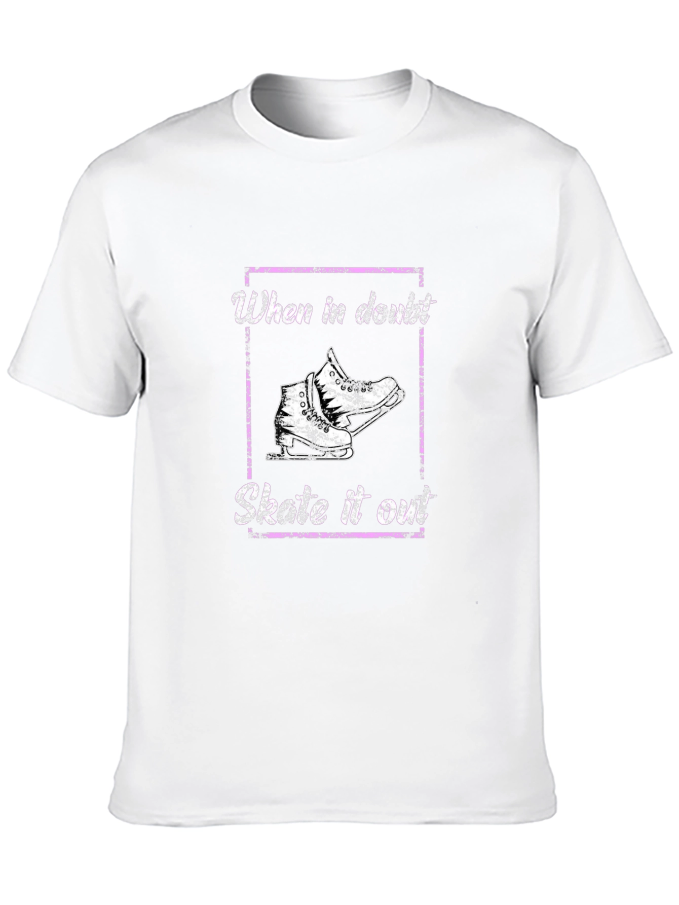 Skate It Out Graphic Tee - Black Cotton T-Shirt