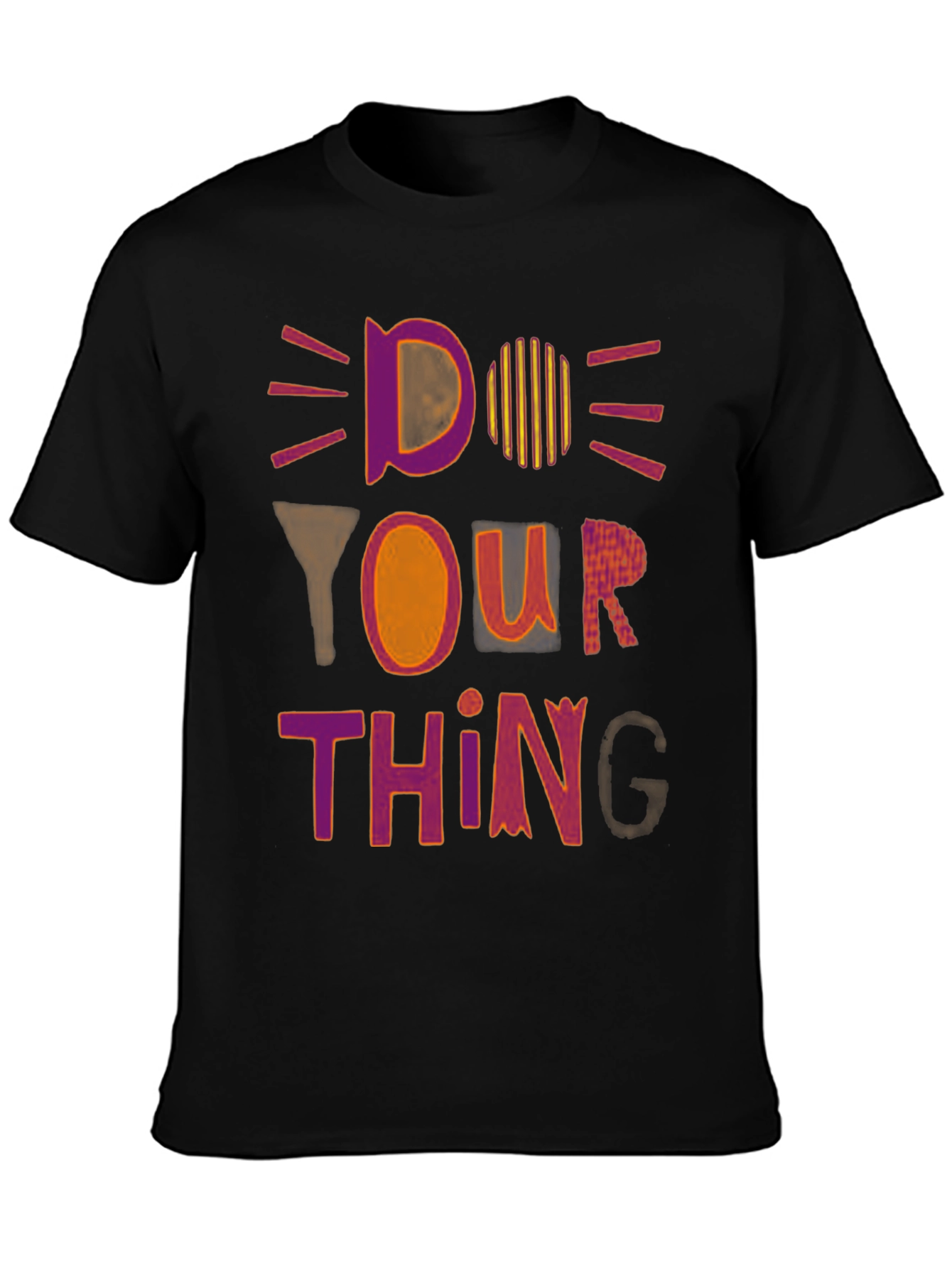 Do Your Thing Graphic Tee - Black