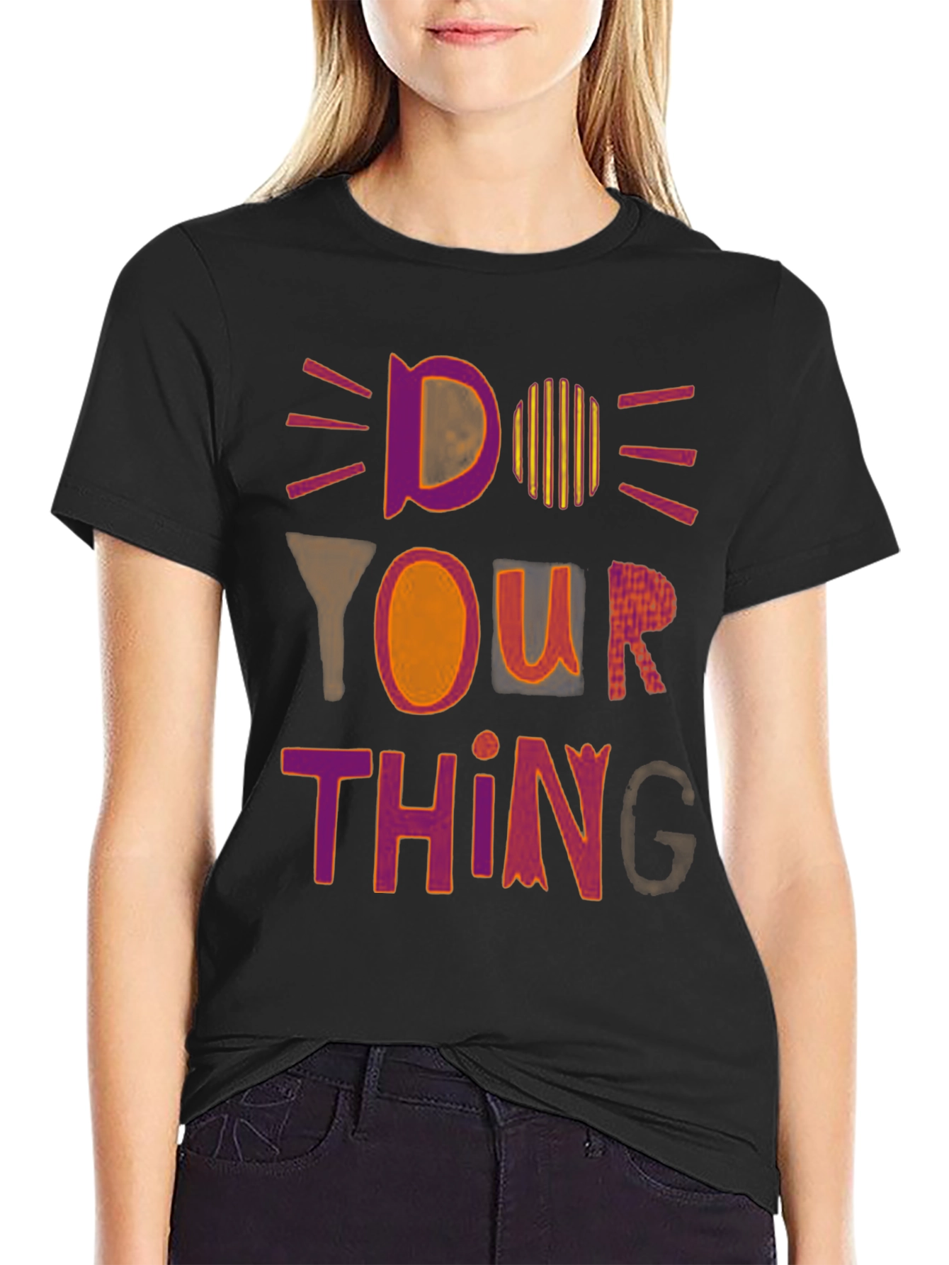 Do Your Thing Graphic Tee - Black