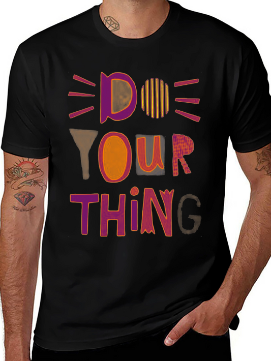 Do Your Thing Graphic Tee - Black