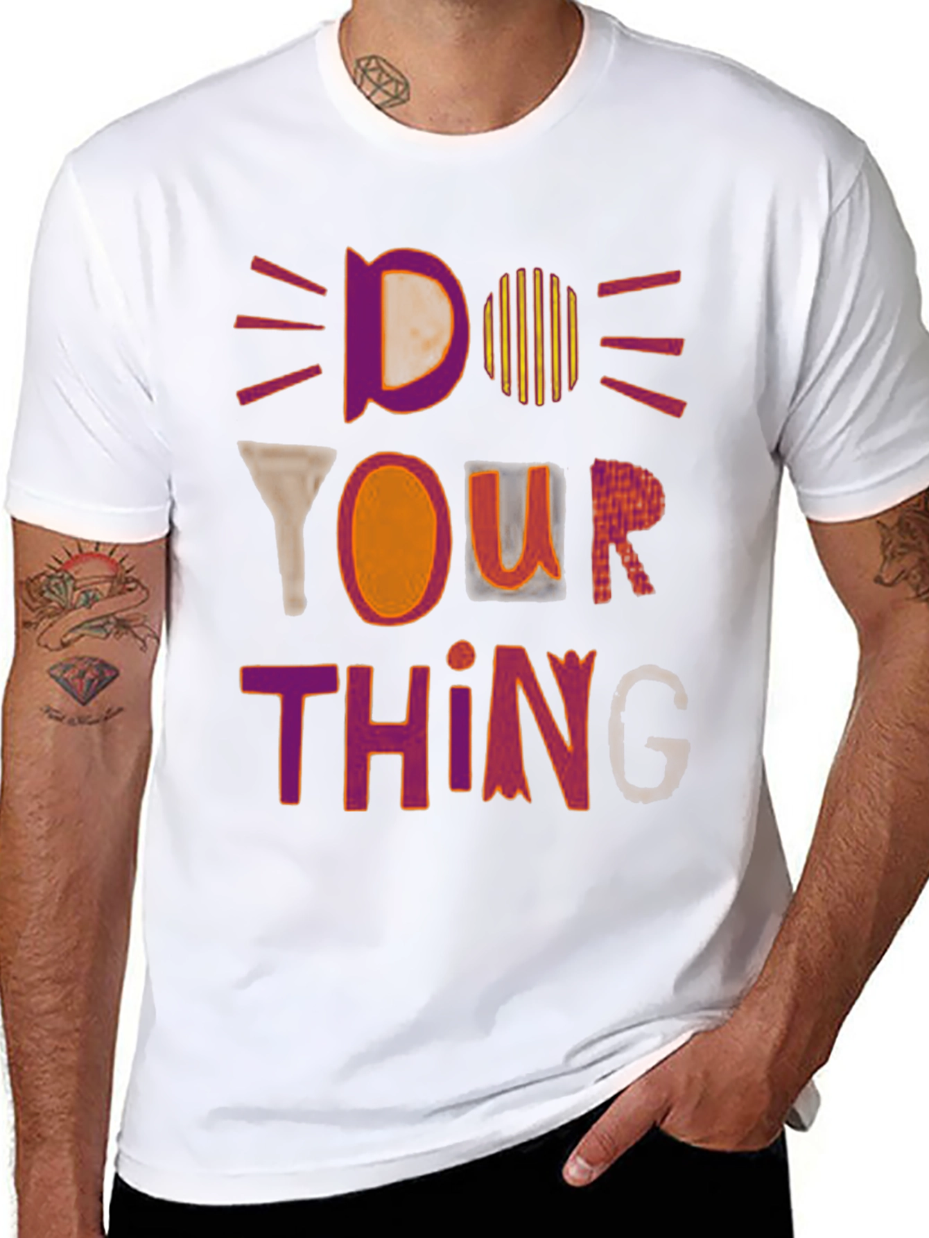 Do Your Thing Graphic Tee - Black