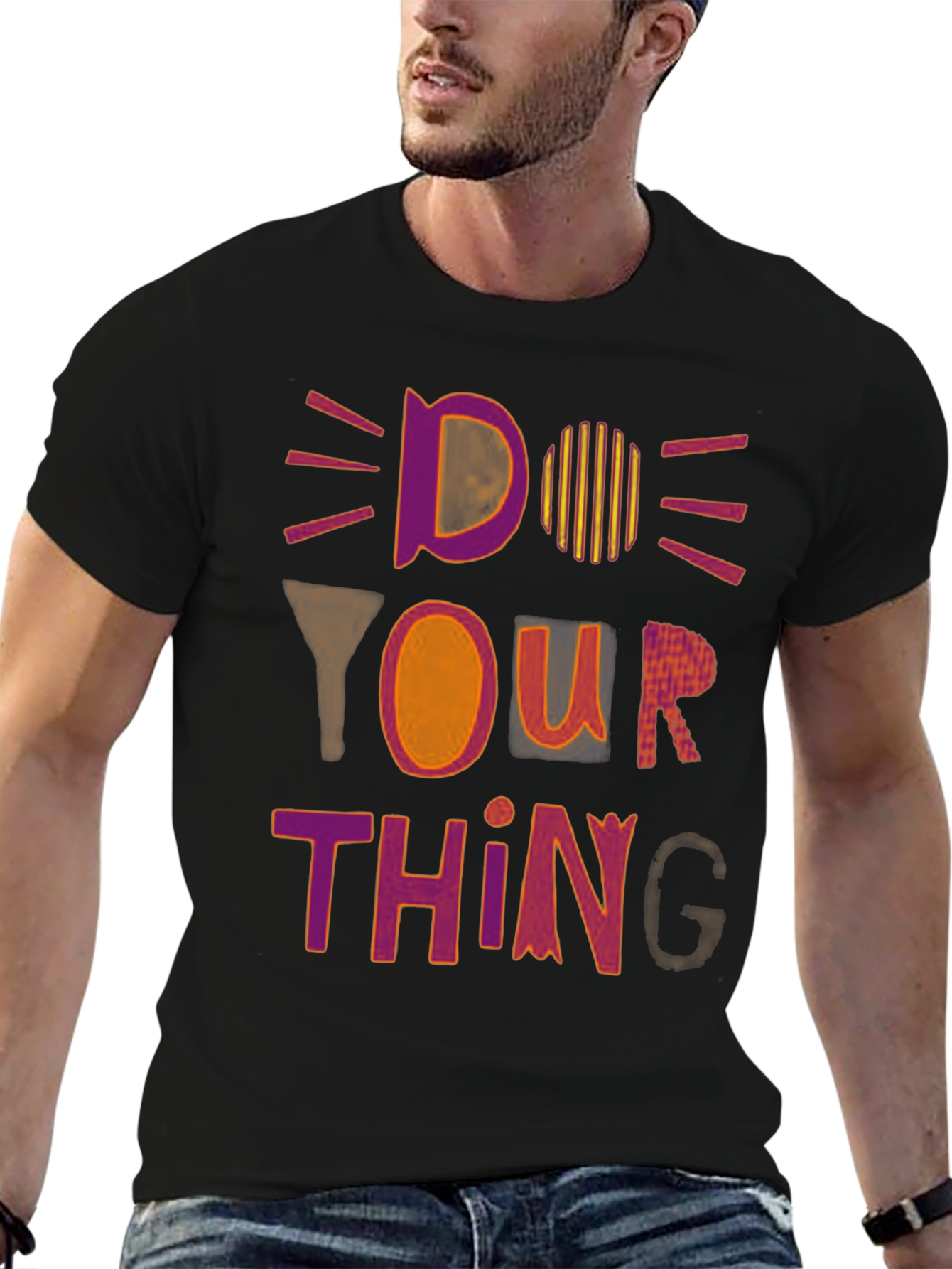 Do Your Thing Graphic Tee - Black