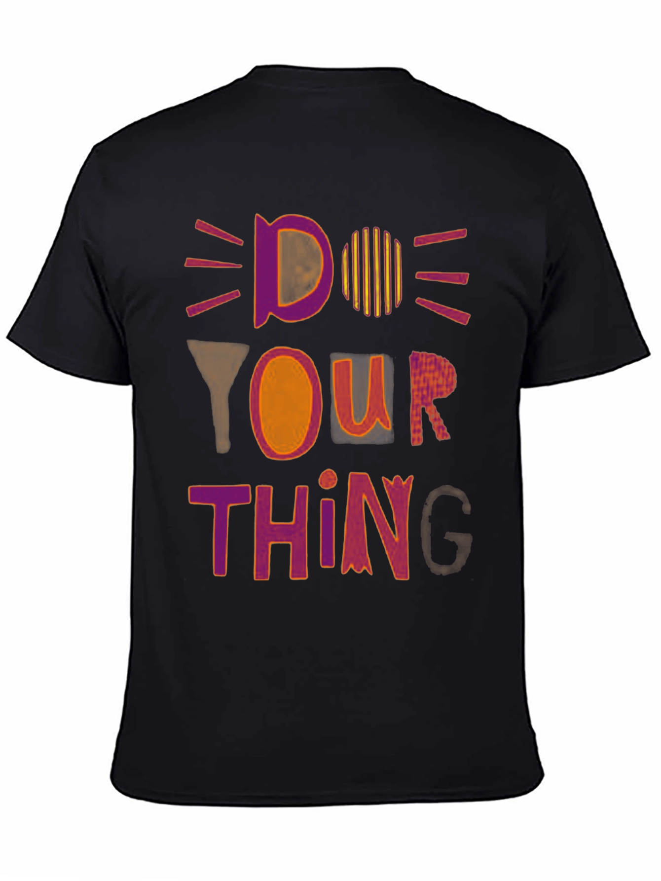 Do Your Thing Graphic Tee - Black