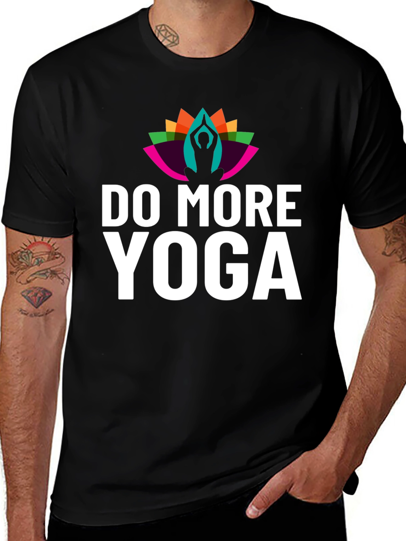 Do More Yoga Graphic T-Shirt