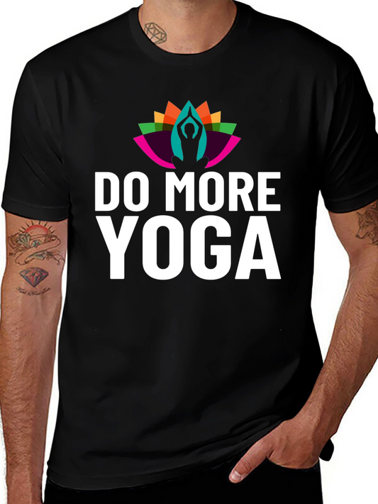 Do More Yoga Graphic T-Shirt