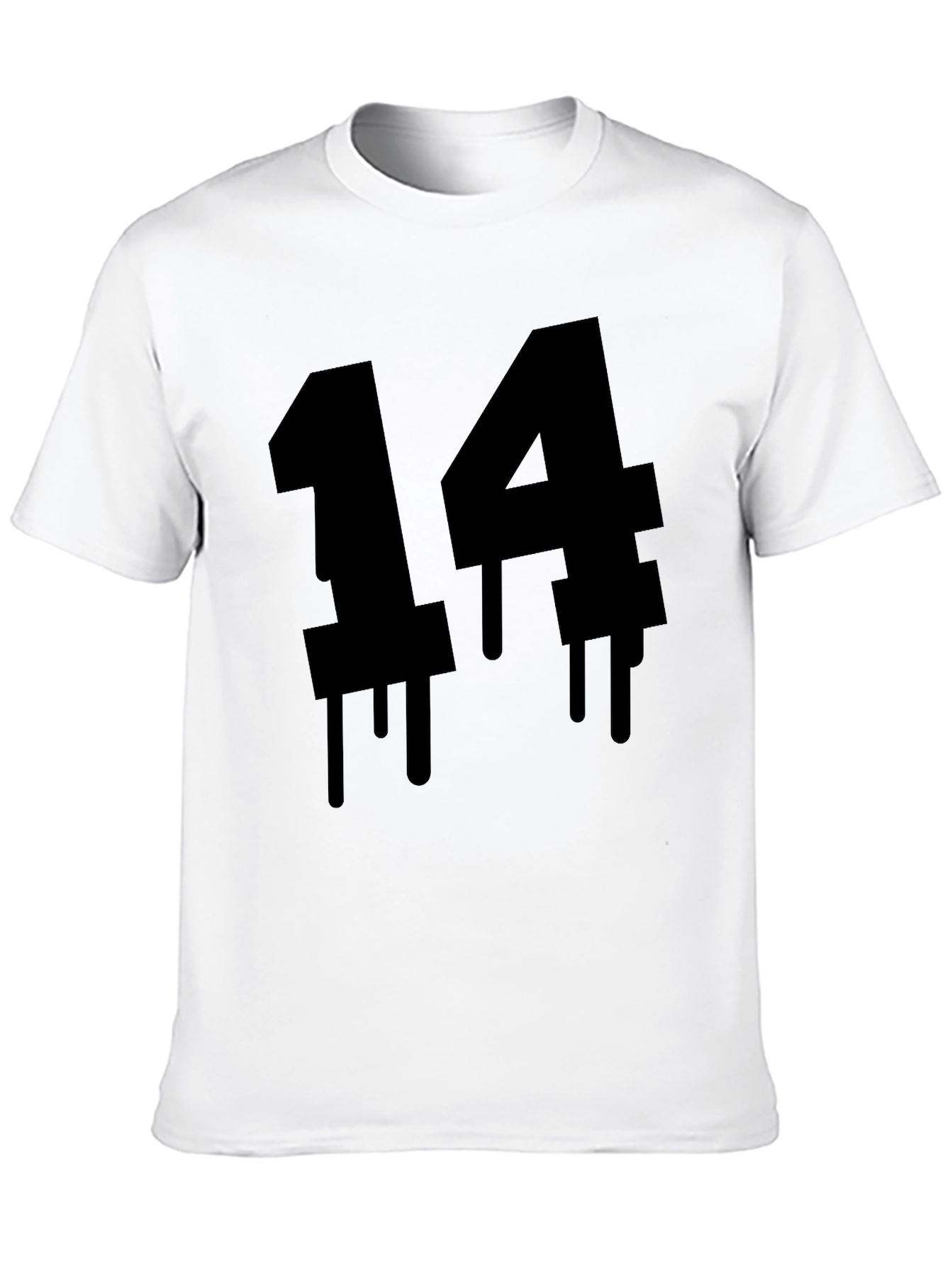 Dripping Number 14 Black T-Shirt