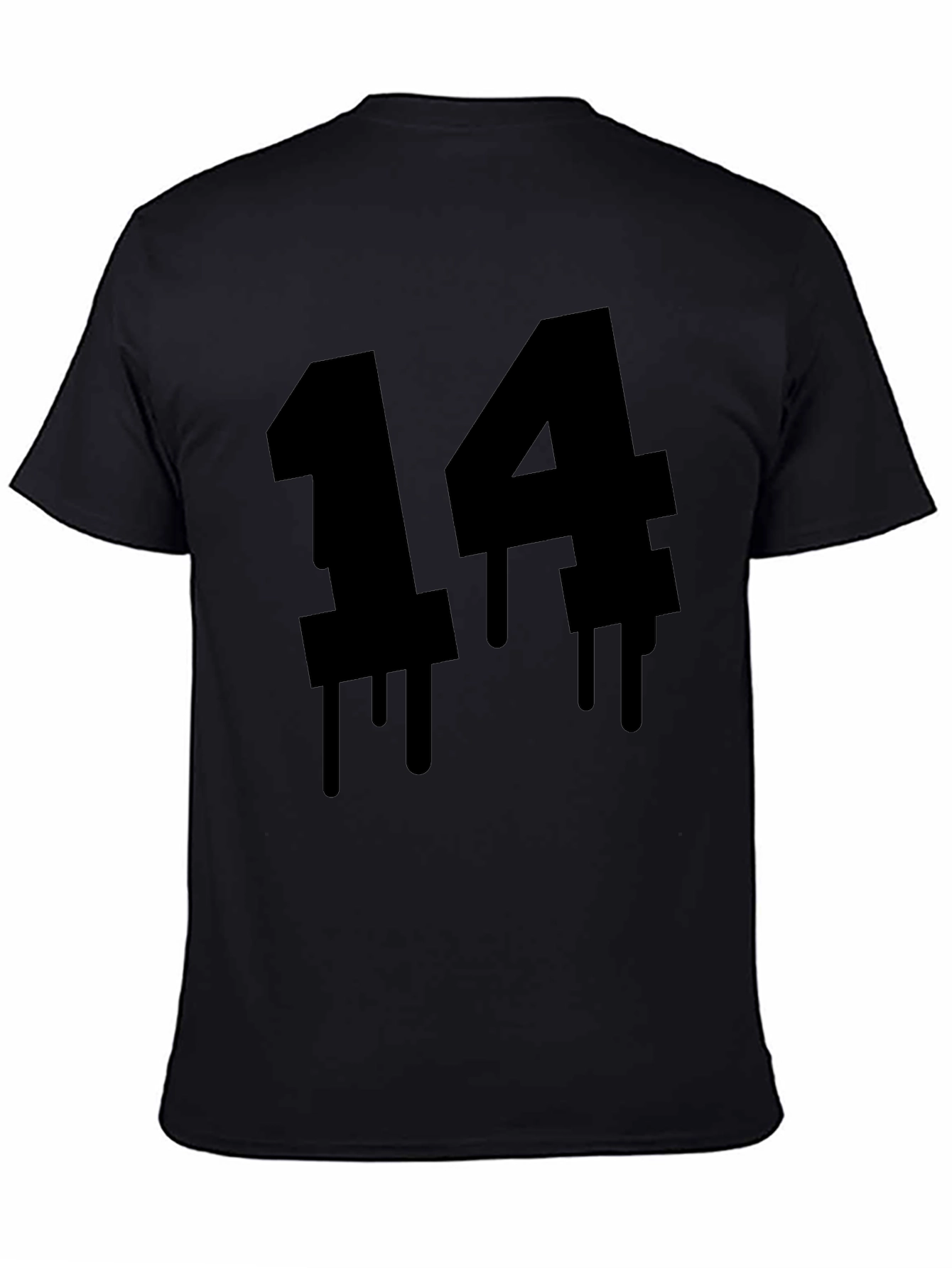 Dripping Number 14 Black T-Shirt