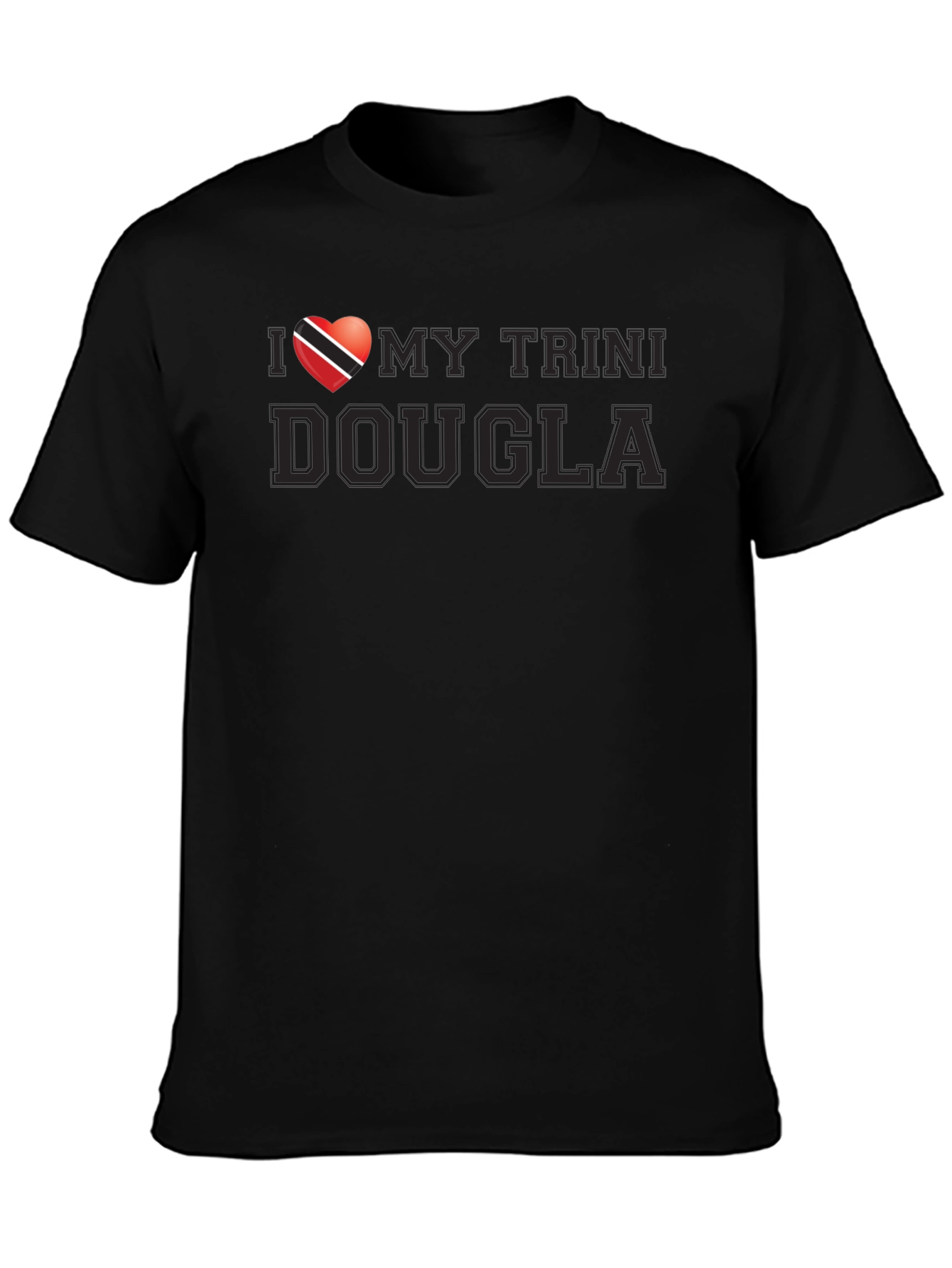 I Love My Trini Doula Black T-Shirt