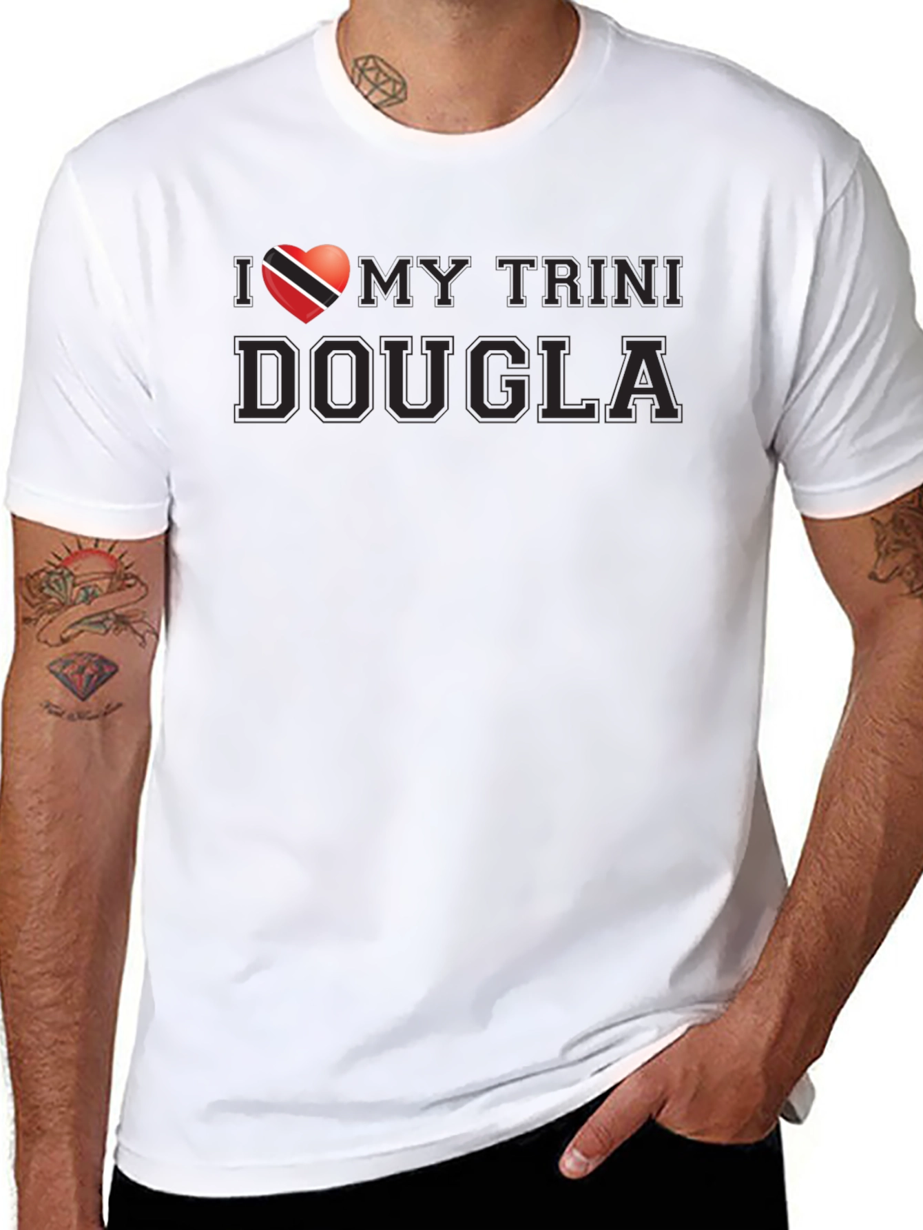 I Love My Trini Doula Black T-Shirt