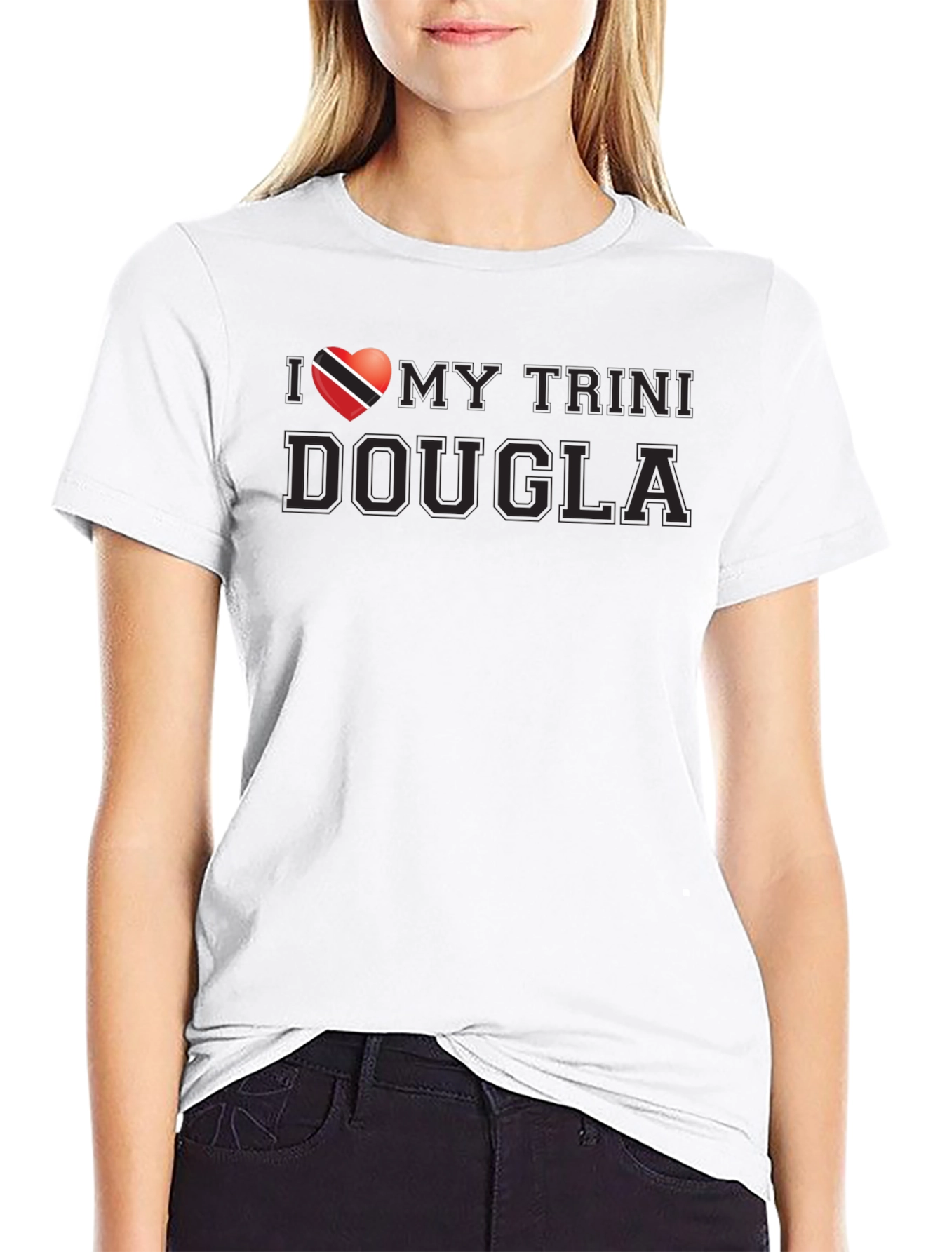 I Love My Trini Doula Black T-Shirt