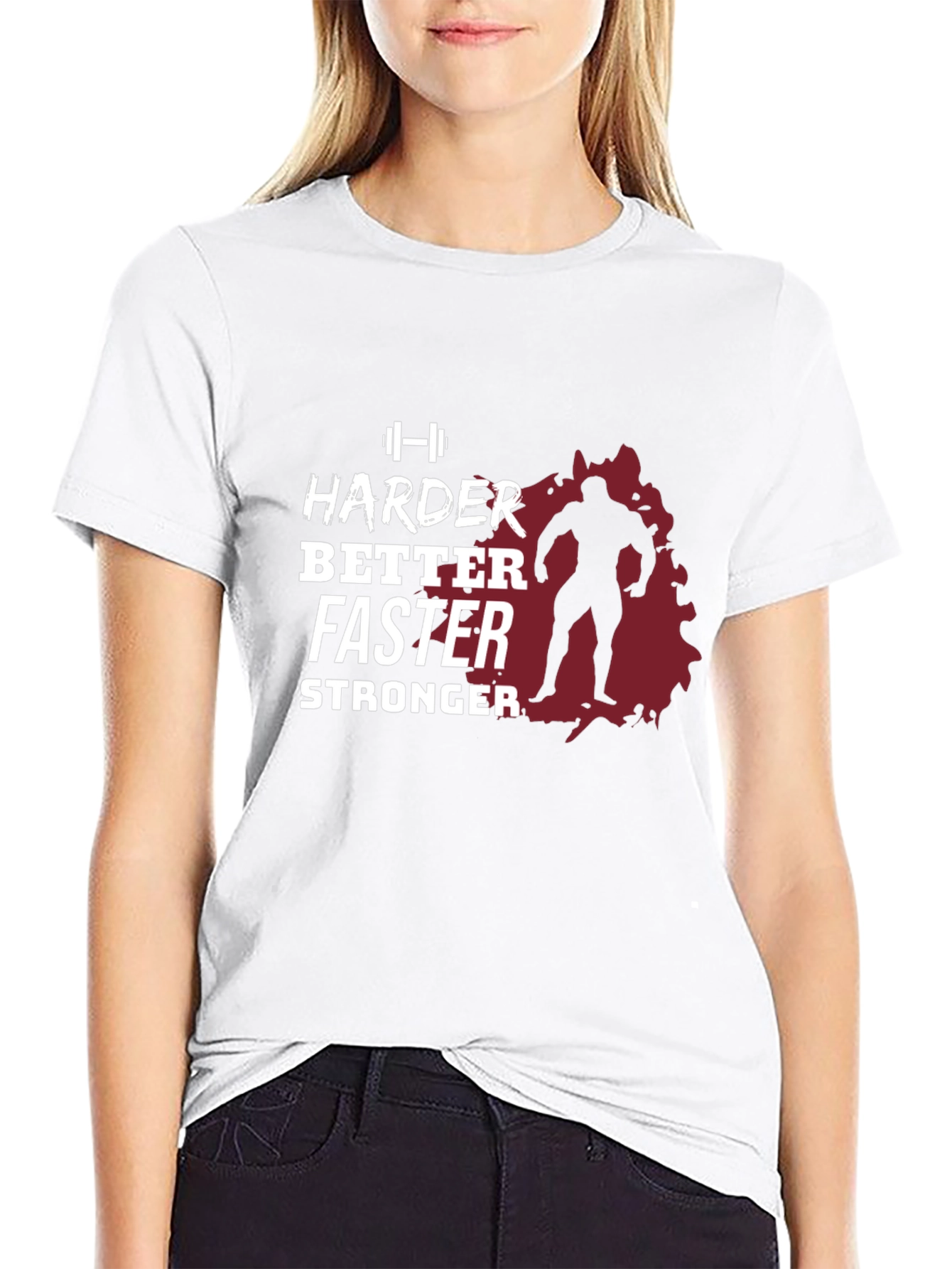 Harder Better Faster Stronger Gym T-Shirt