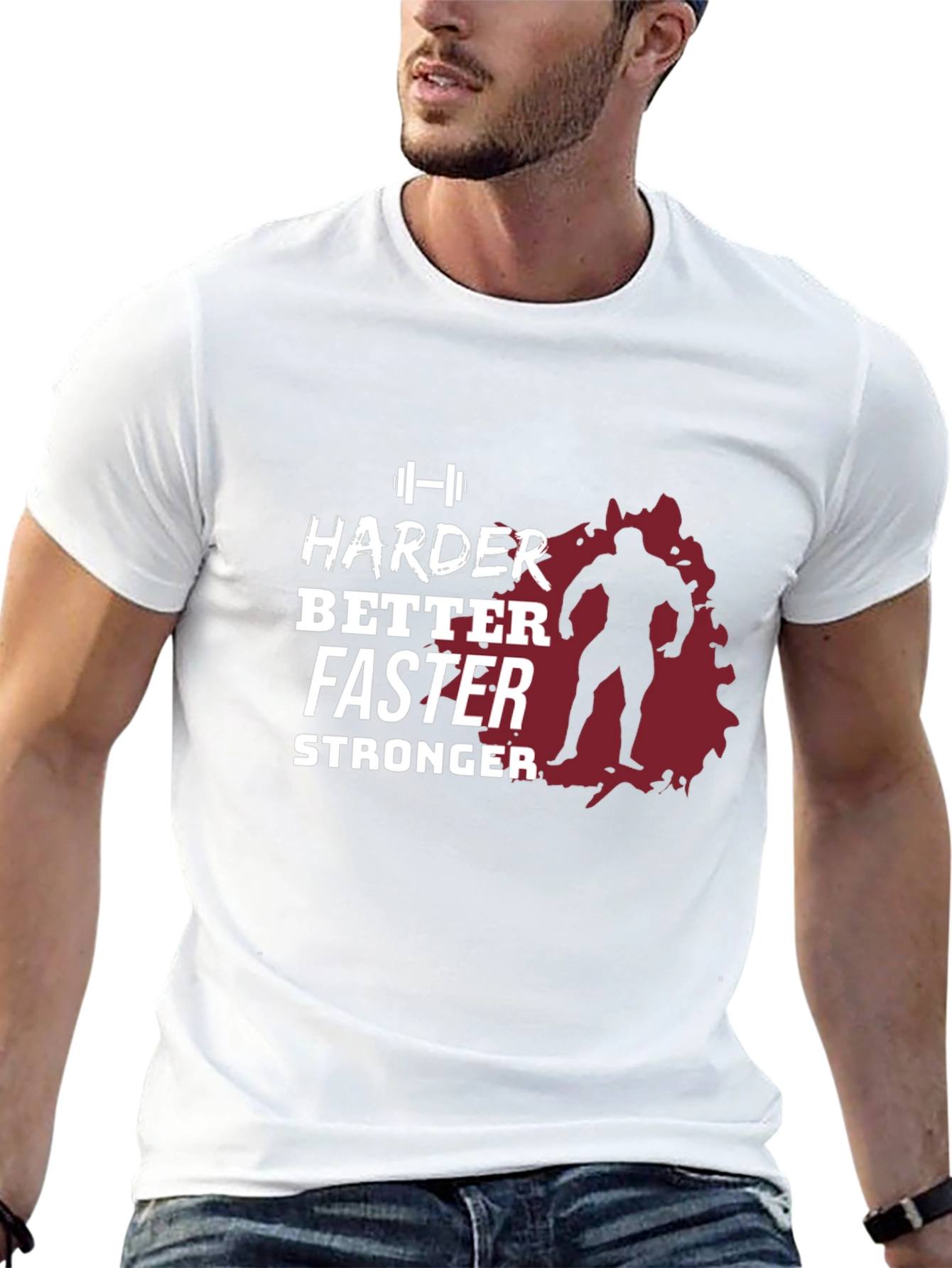Harder Better Faster Stronger Gym T-Shirt