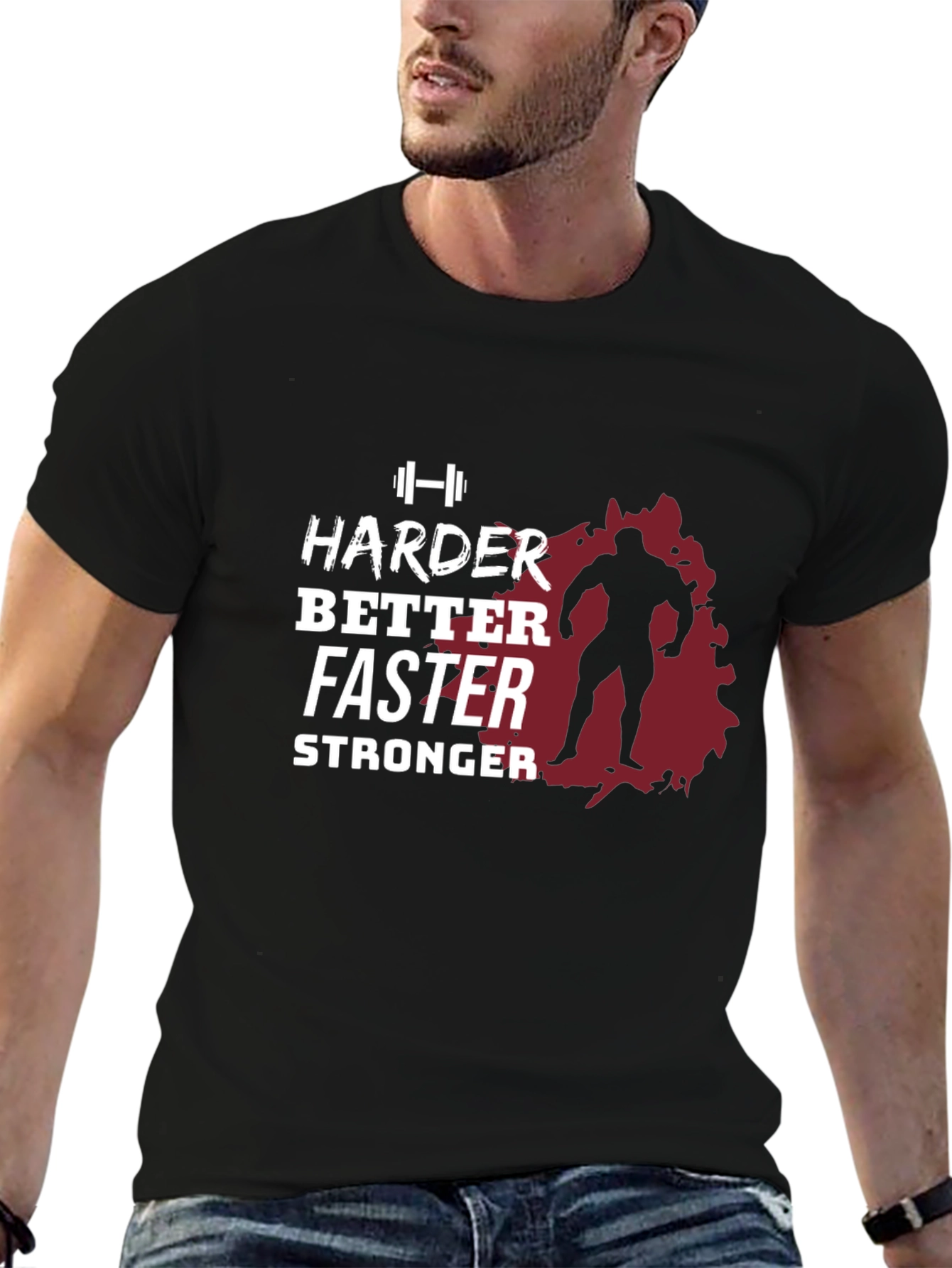 Harder Better Faster Stronger Gym T-Shirt