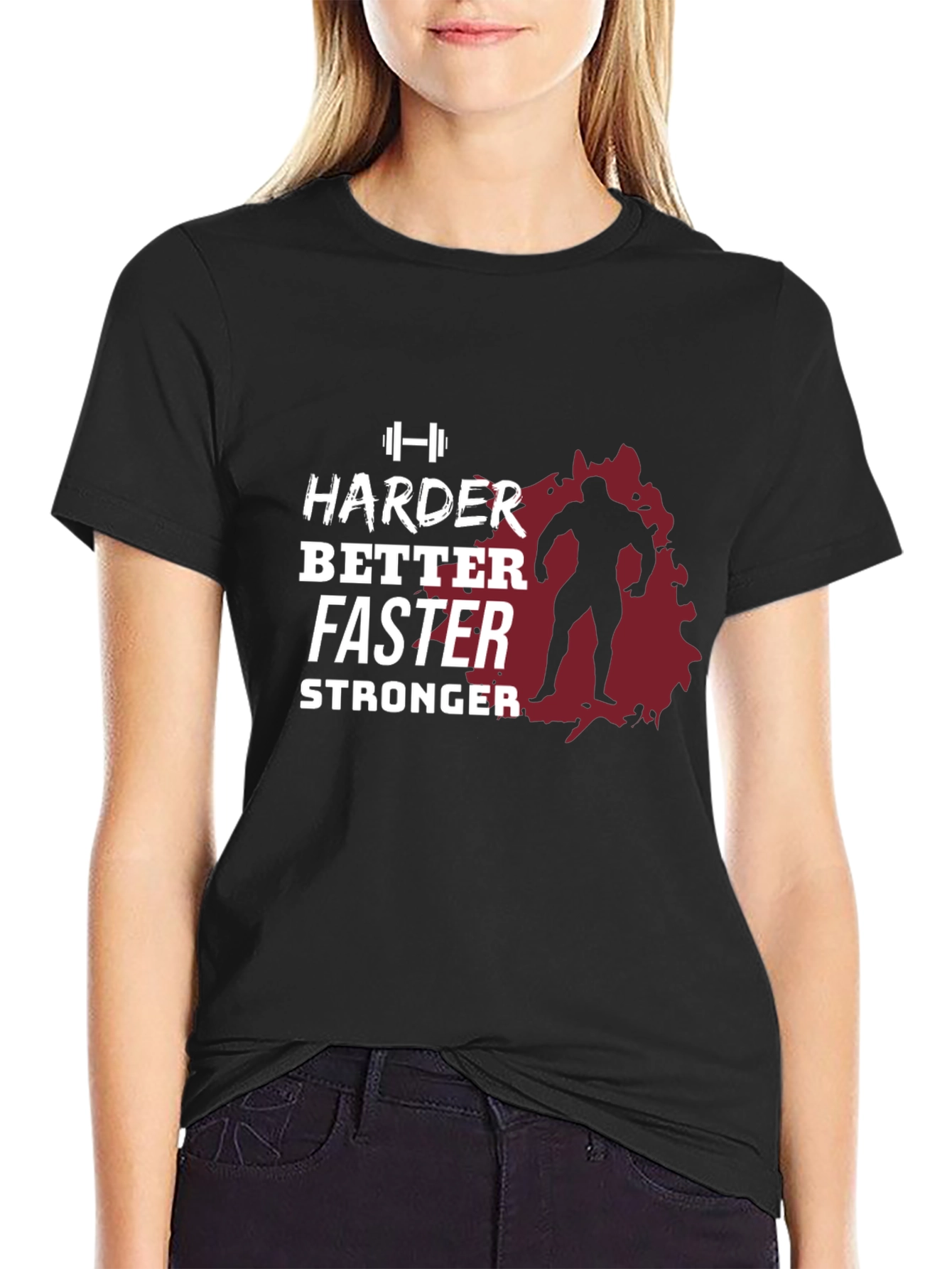 Harder Better Faster Stronger Gym T-Shirt