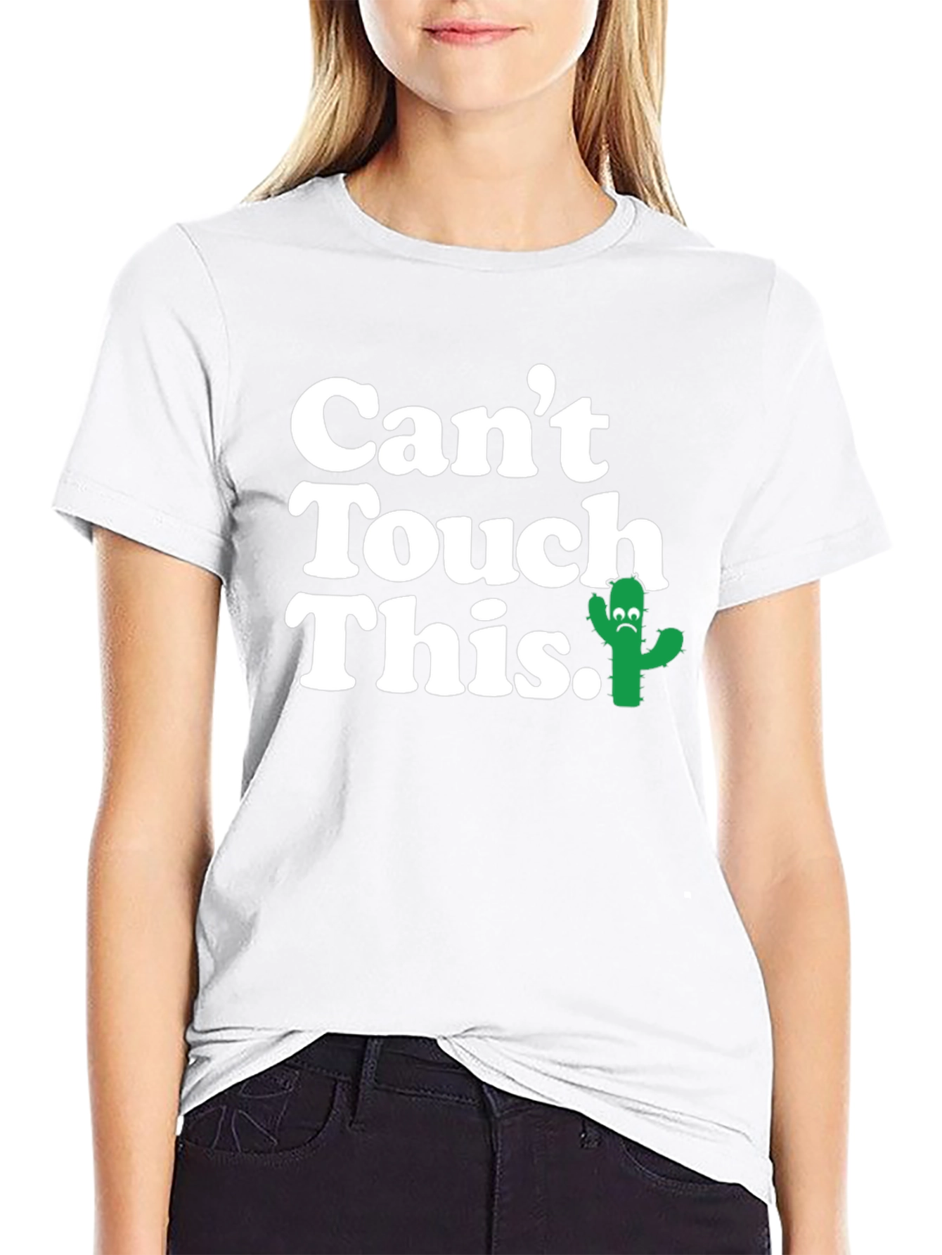 Mens Cant Touch This Cactus Graphic T-Shirt
