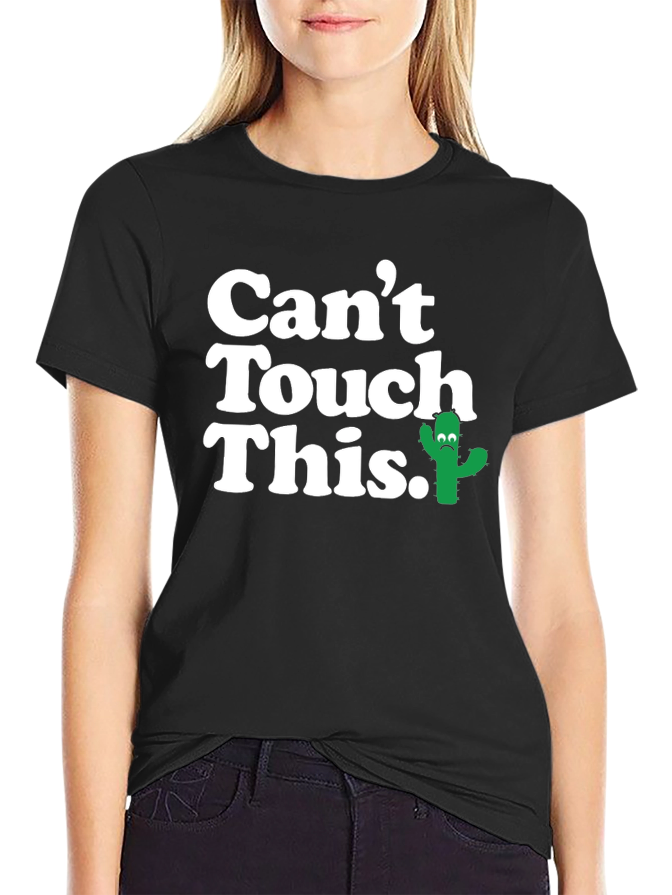 Mens Cant Touch This Cactus Graphic T-Shirt
