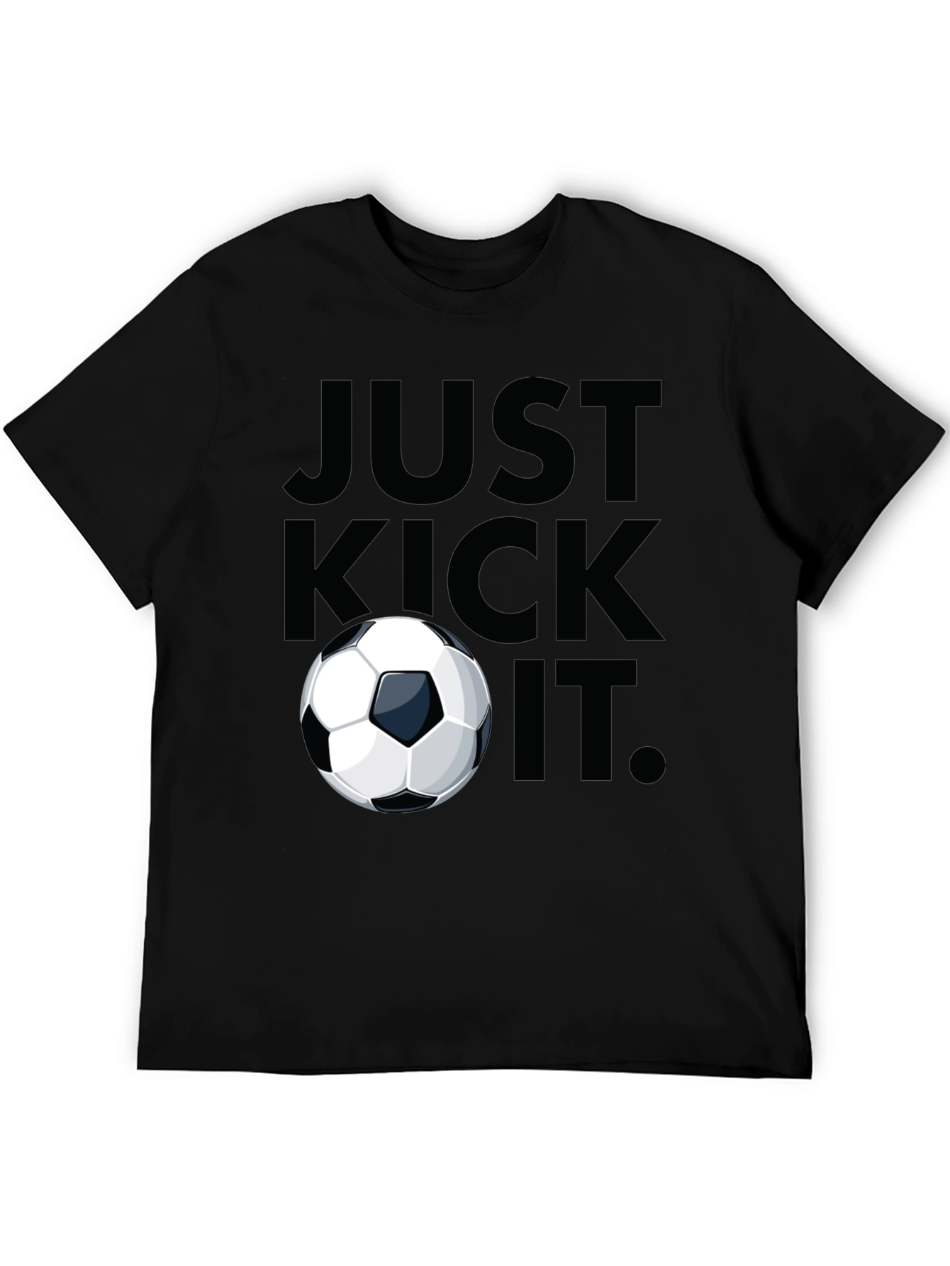 Just Kick It Soccer Graphic T-Shirt