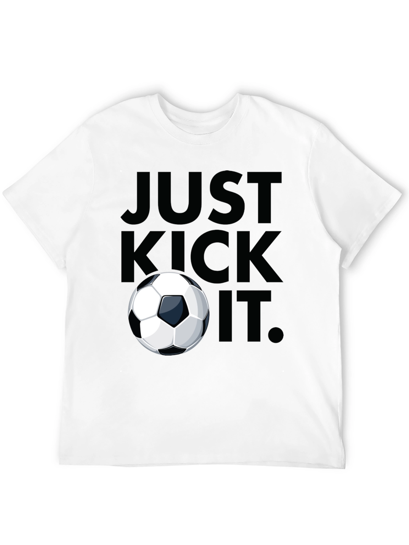 Just Kick It Soccer Graphic T-Shirt