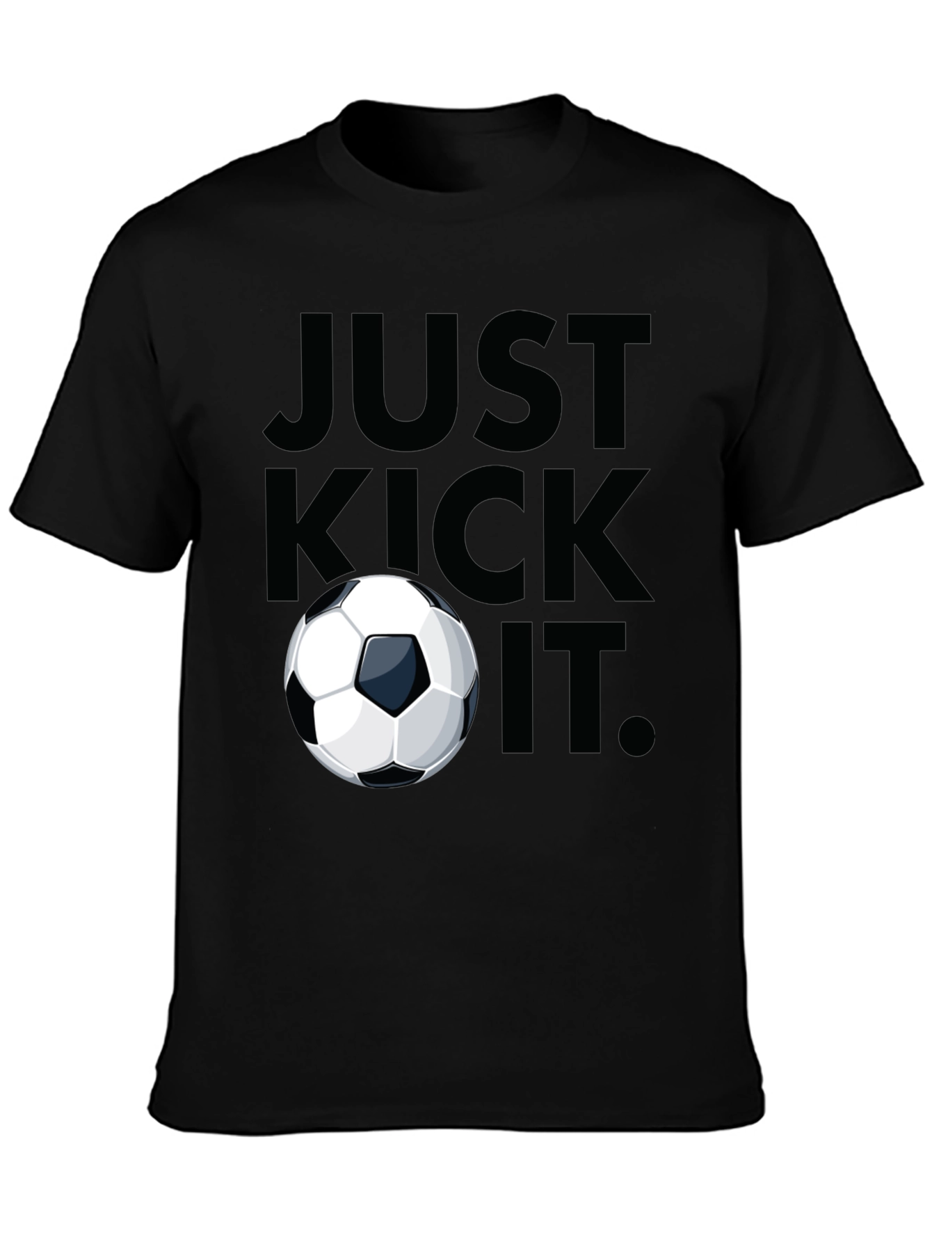 Just Kick It Soccer Graphic T-Shirt