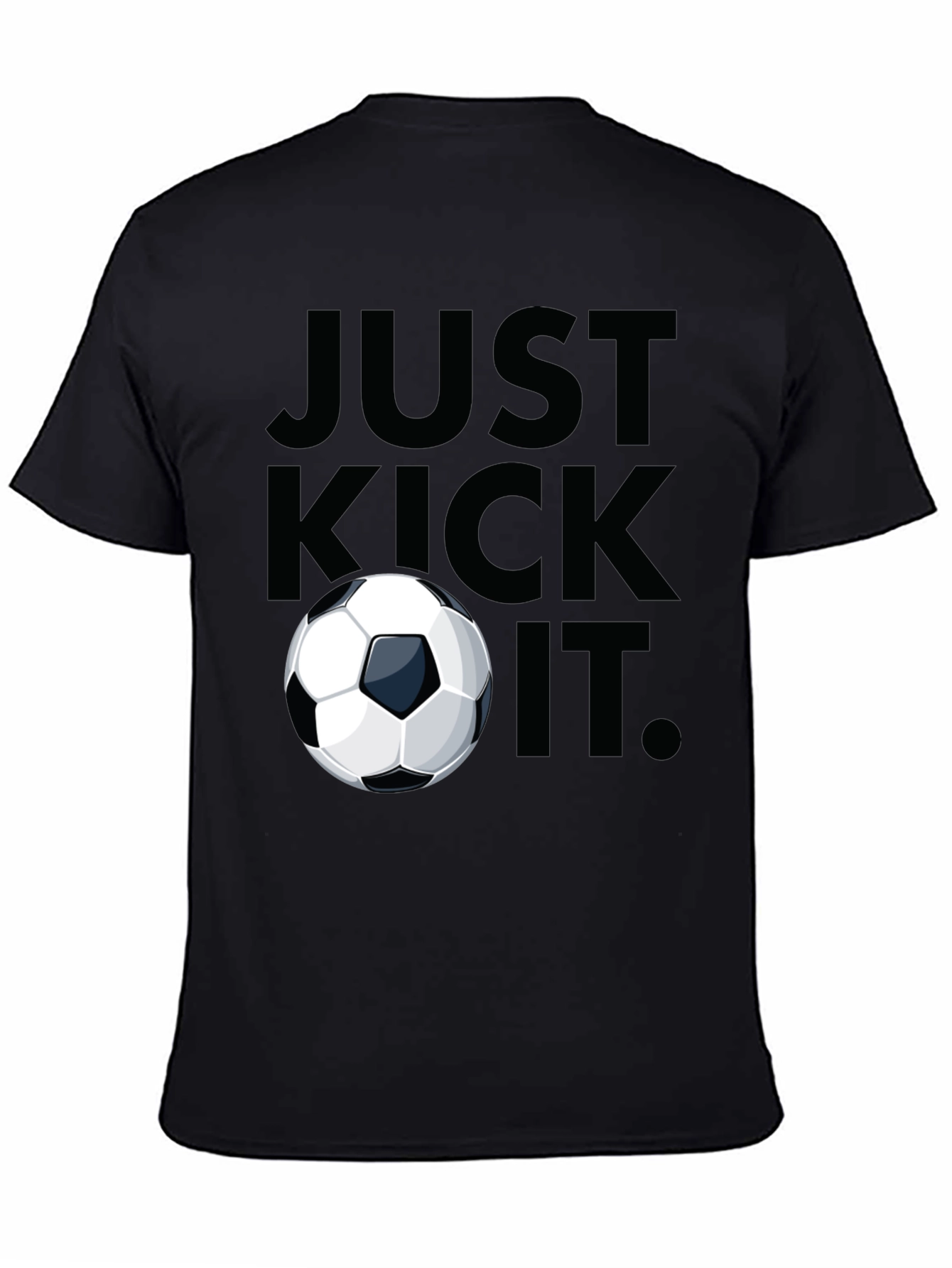 Just Kick It Soccer Graphic T-Shirt