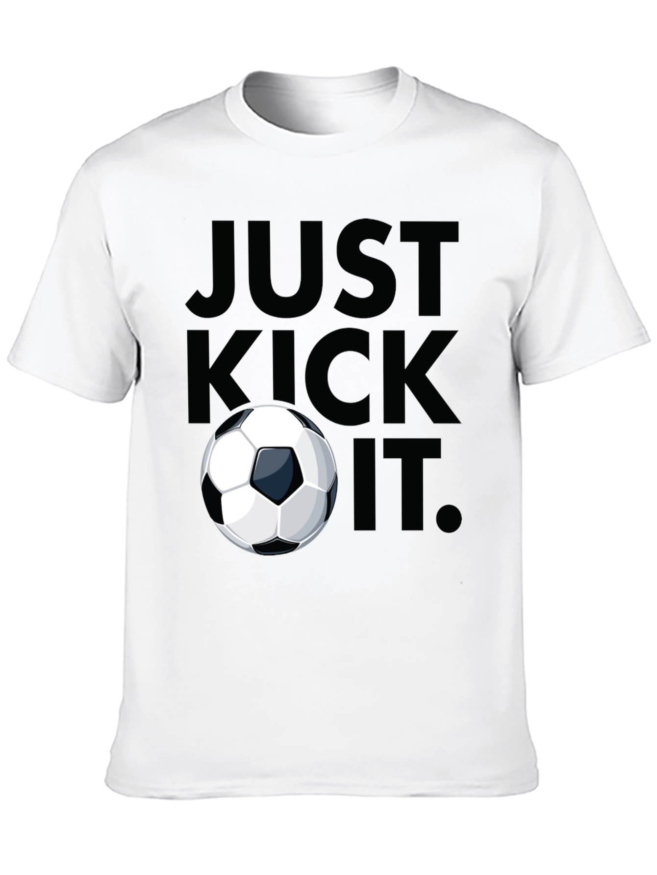 Just Kick It Soccer Graphic T-Shirt