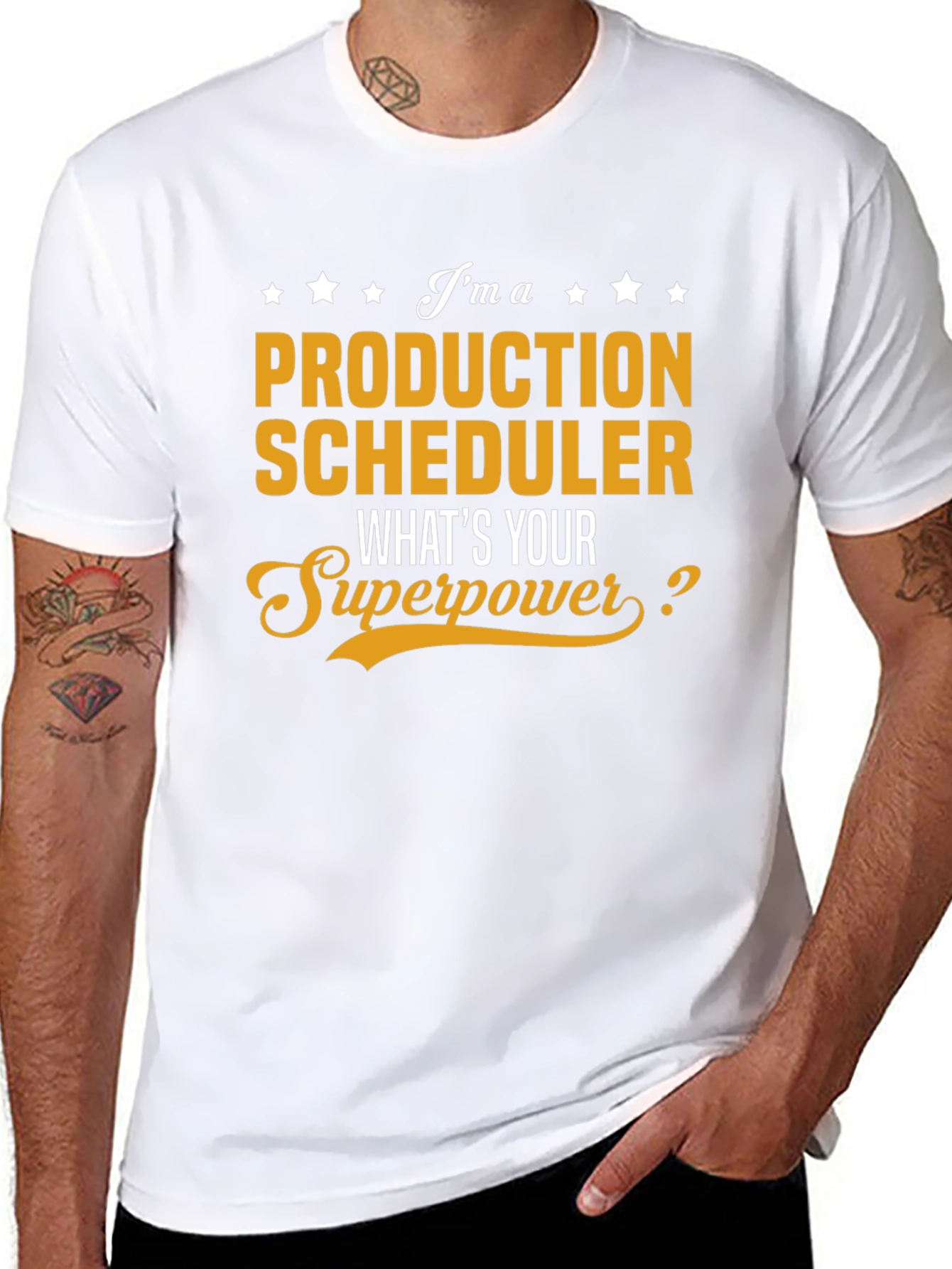Production Scheduler Superpower T-Shirt