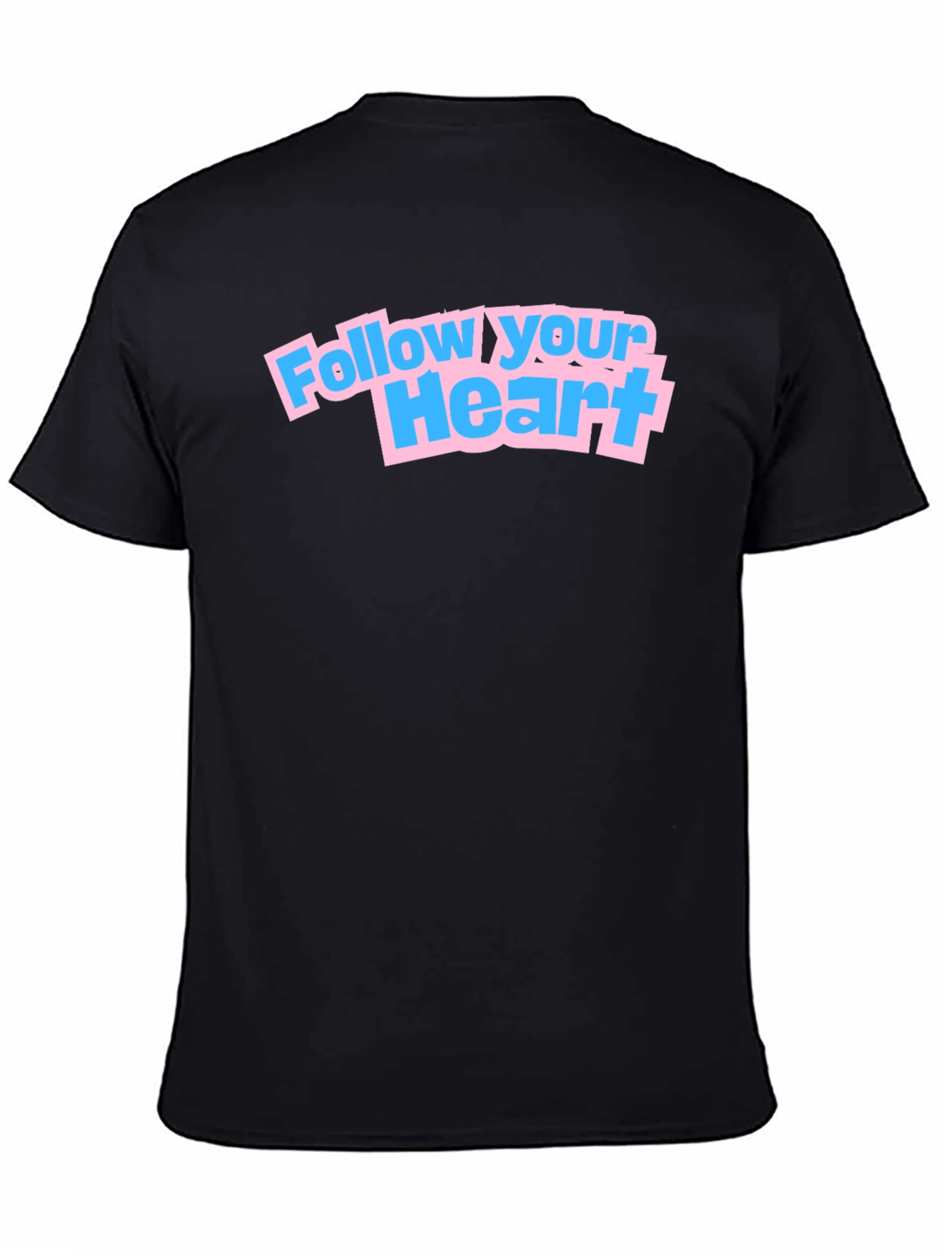 Follow Your Heart Graphic Tee - Black