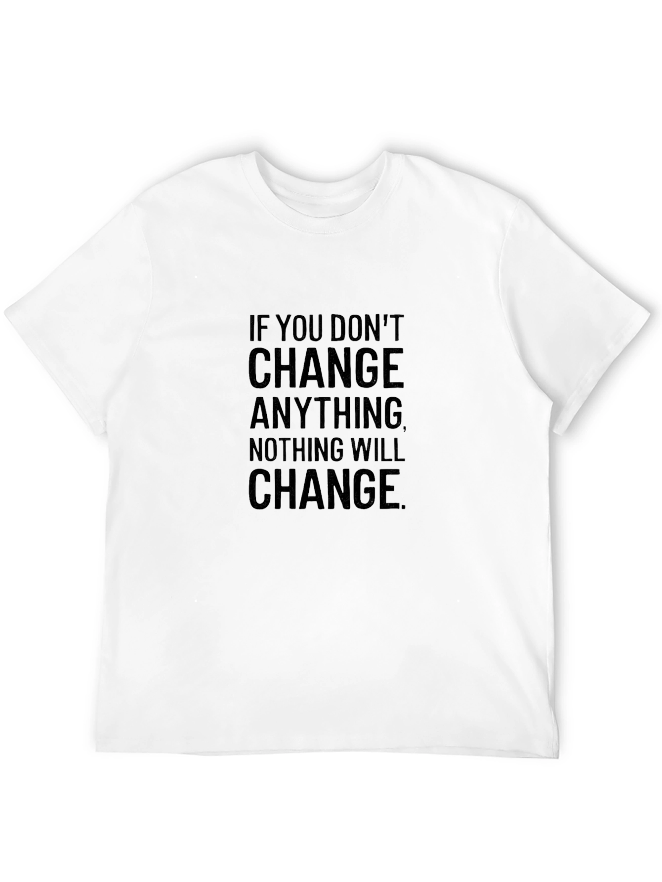 Change Motivational Graphic Tee - Black
