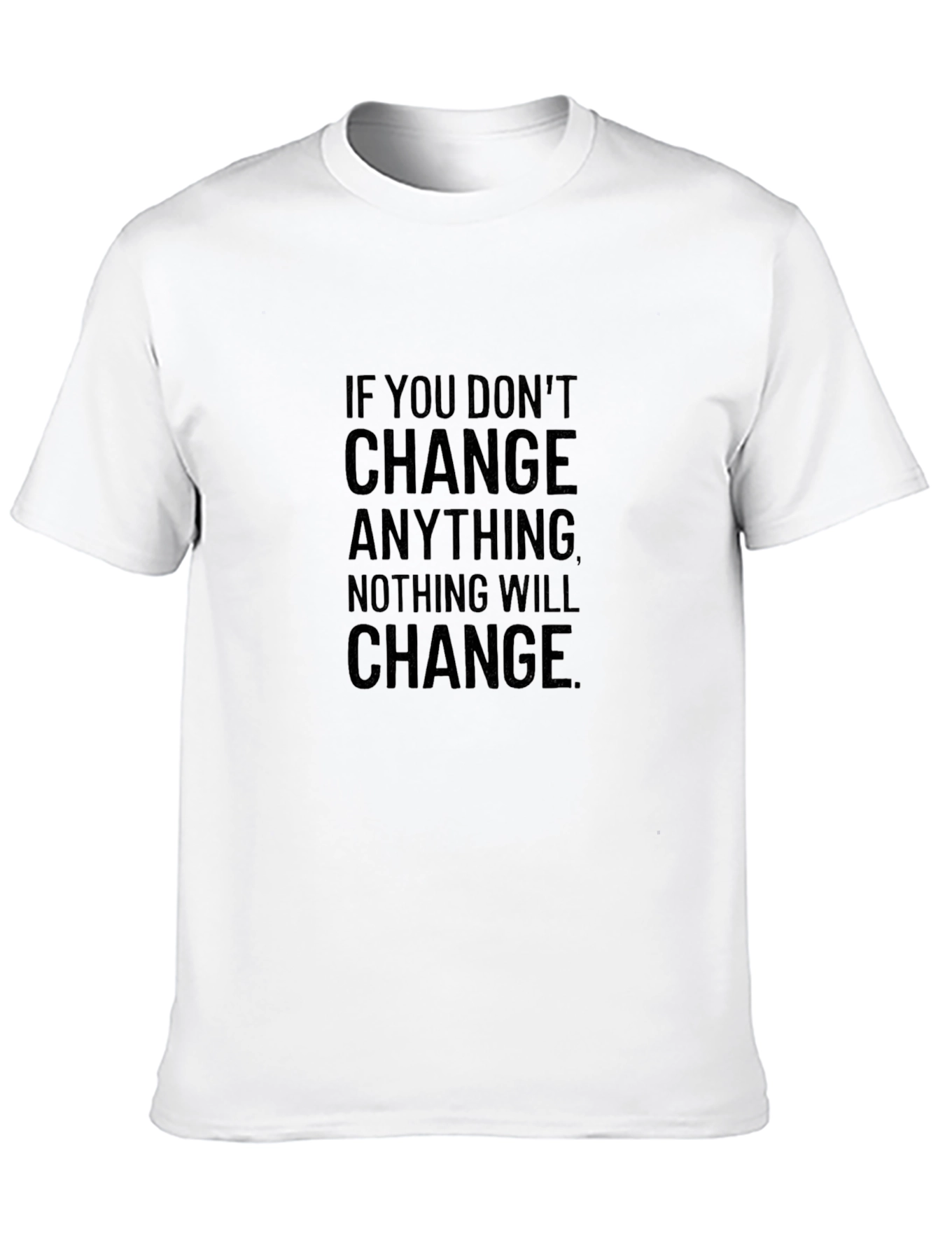 Change Motivational Graphic Tee - Black