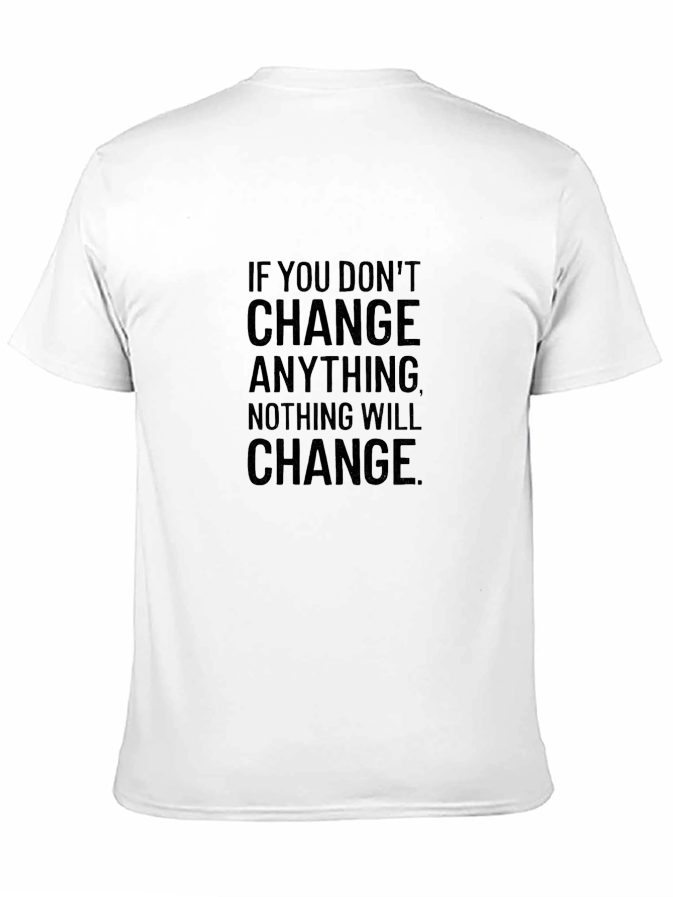 Change Motivational Graphic Tee - Black