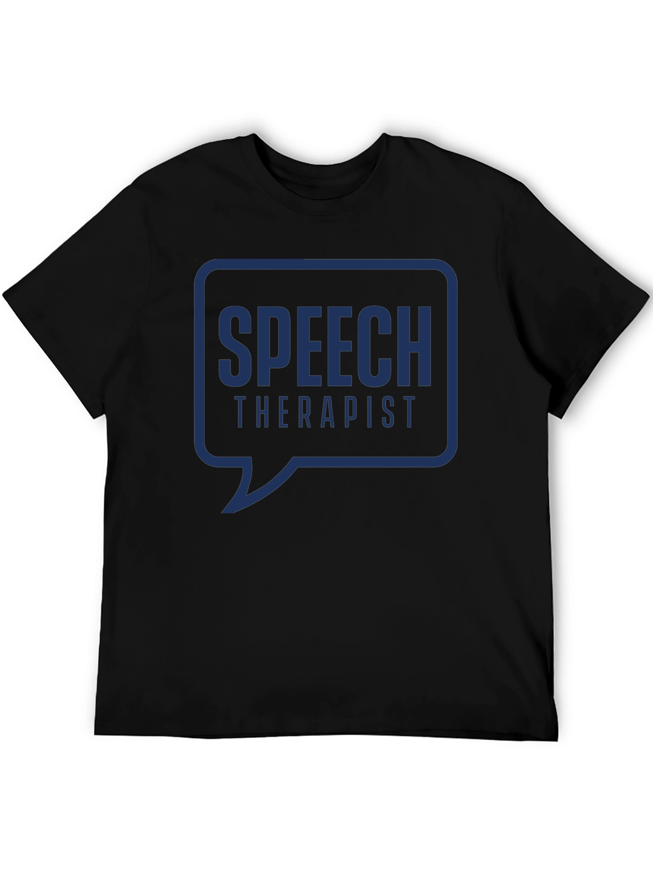 Speech Therapist T-Shirt: Blue Bubble Design