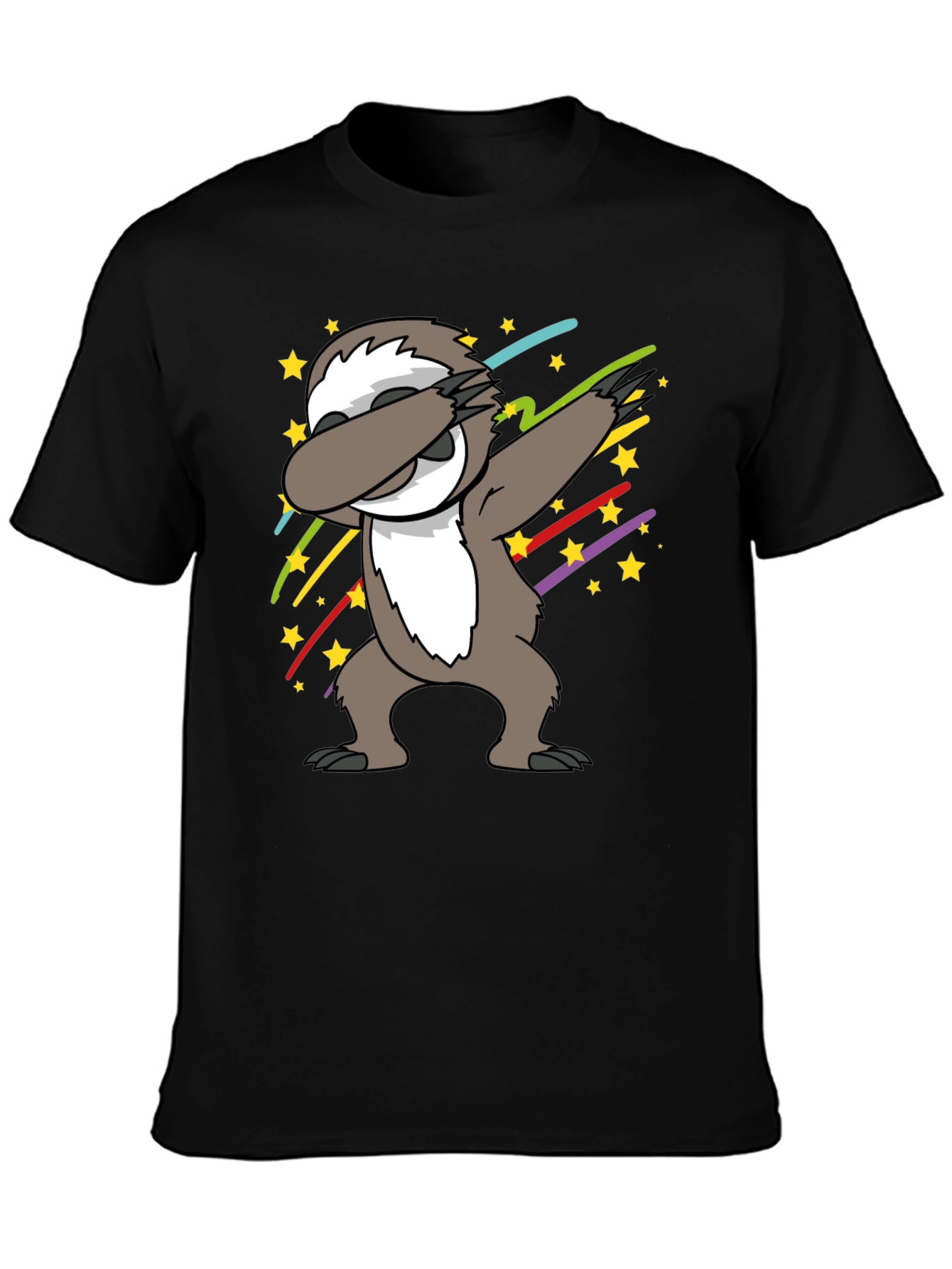 Dabbing Sloth T-Shirt - Fun Cartoon Graphic Tee