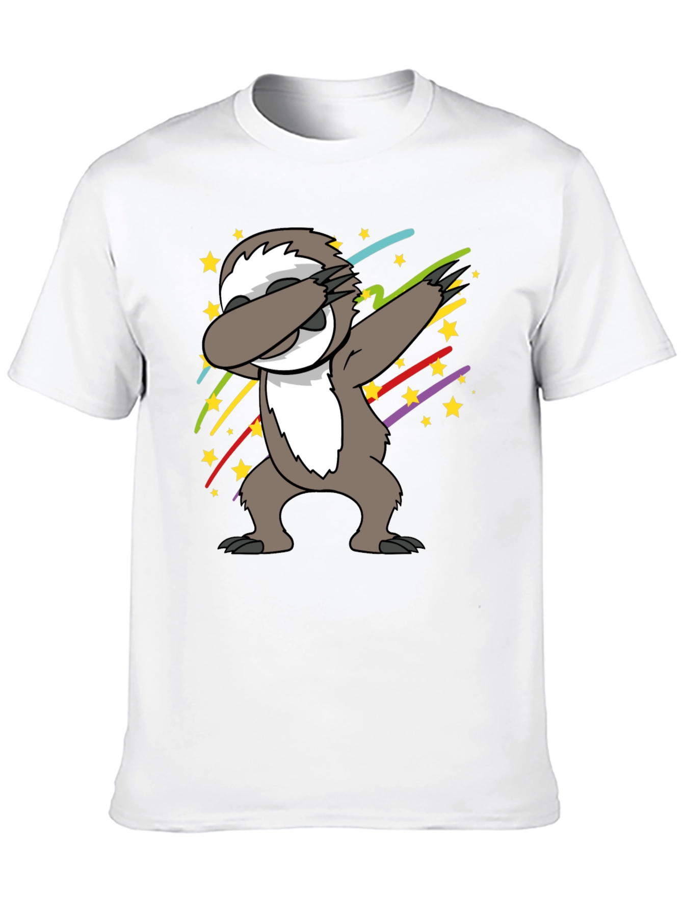 Dabbing Sloth T-Shirt - Fun Cartoon Graphic Tee