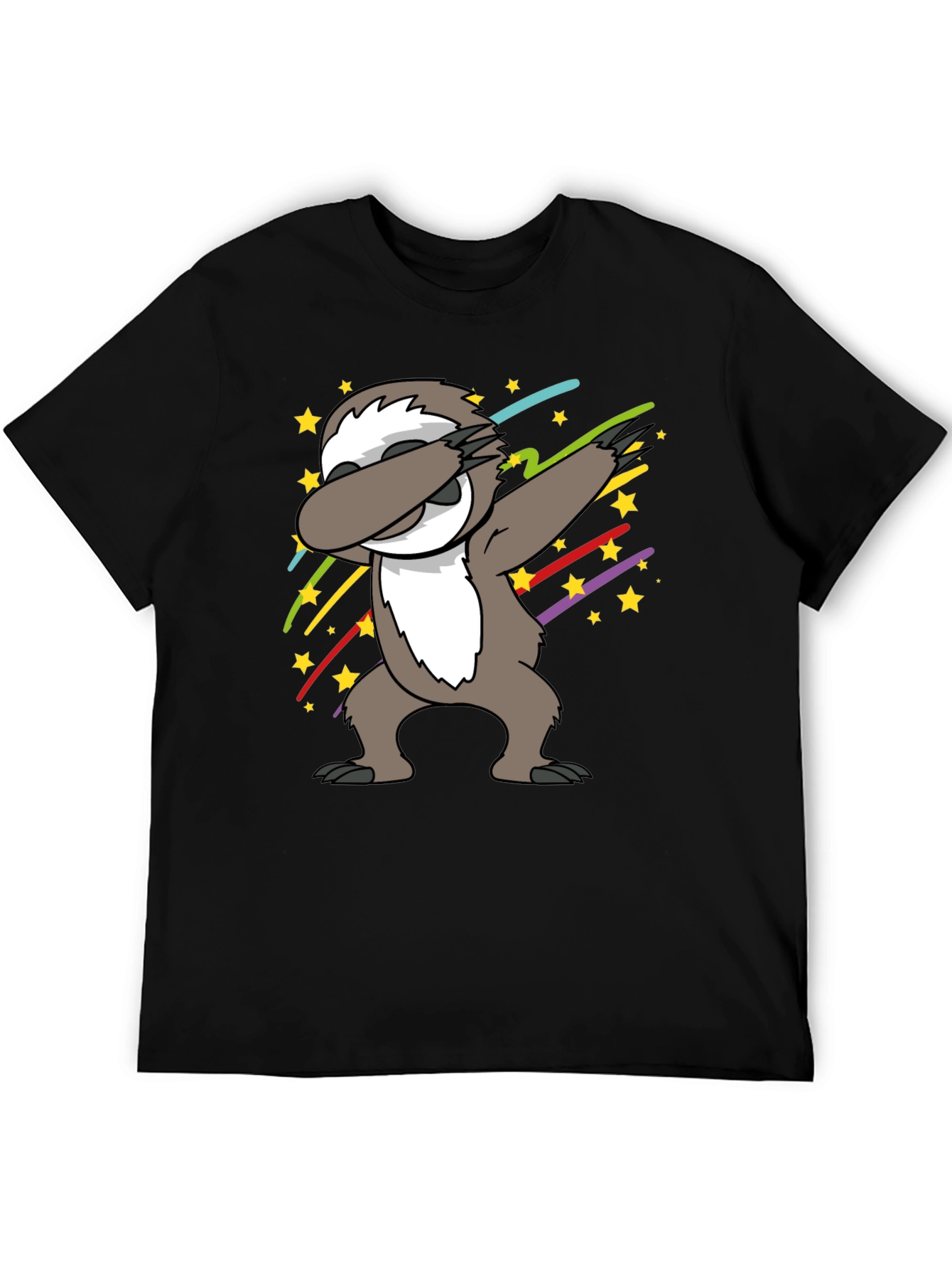 Dabbing Sloth T-Shirt - Fun Cartoon Graphic Tee