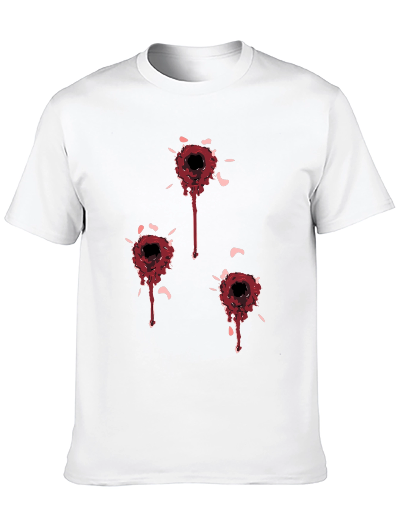 Graphic T-Shirt: Bullet Hole Design