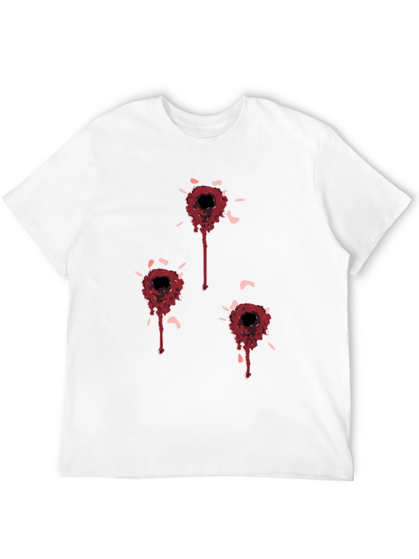 Graphic T-Shirt: Bullet Hole Design