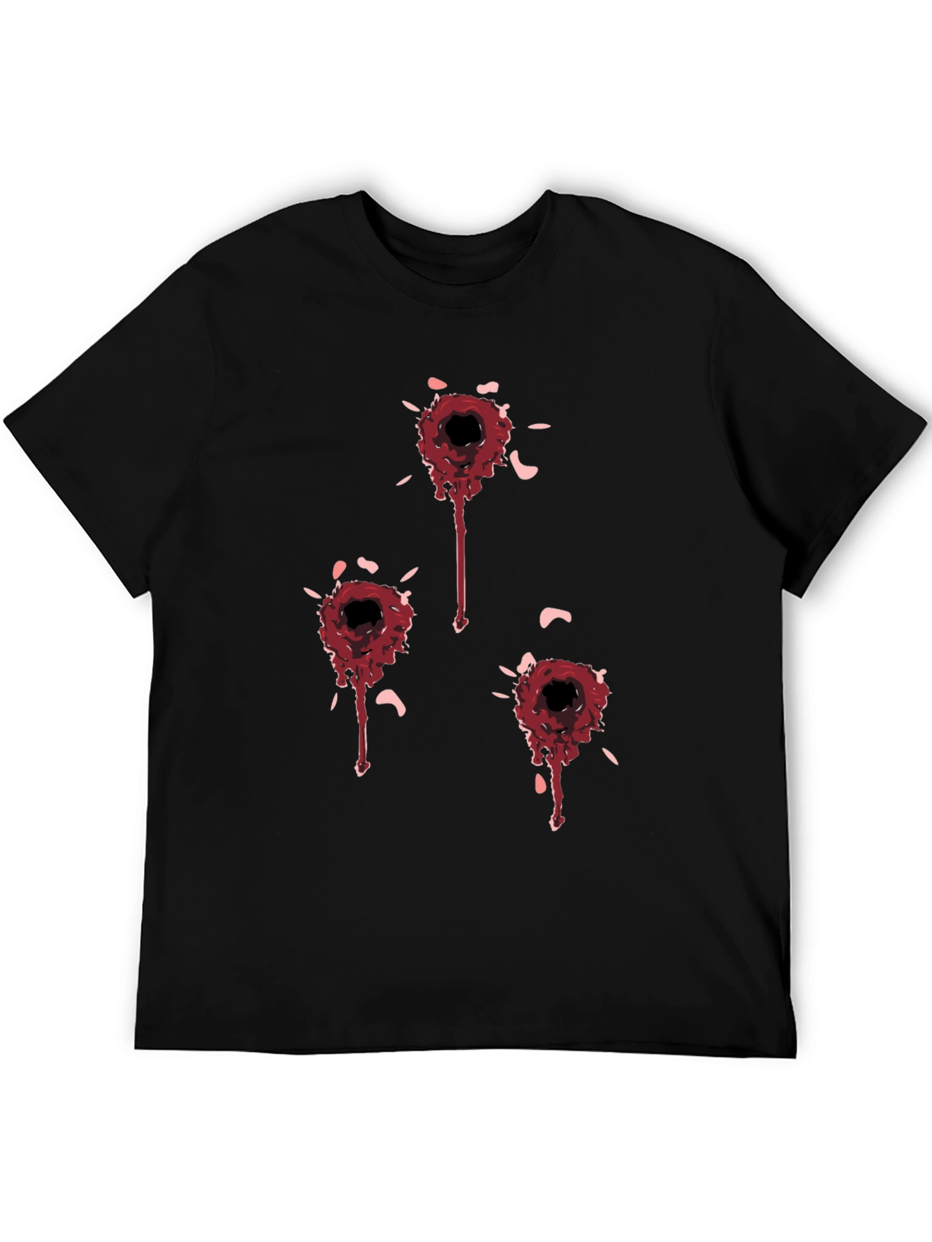 Graphic T-Shirt: Bullet Hole Design