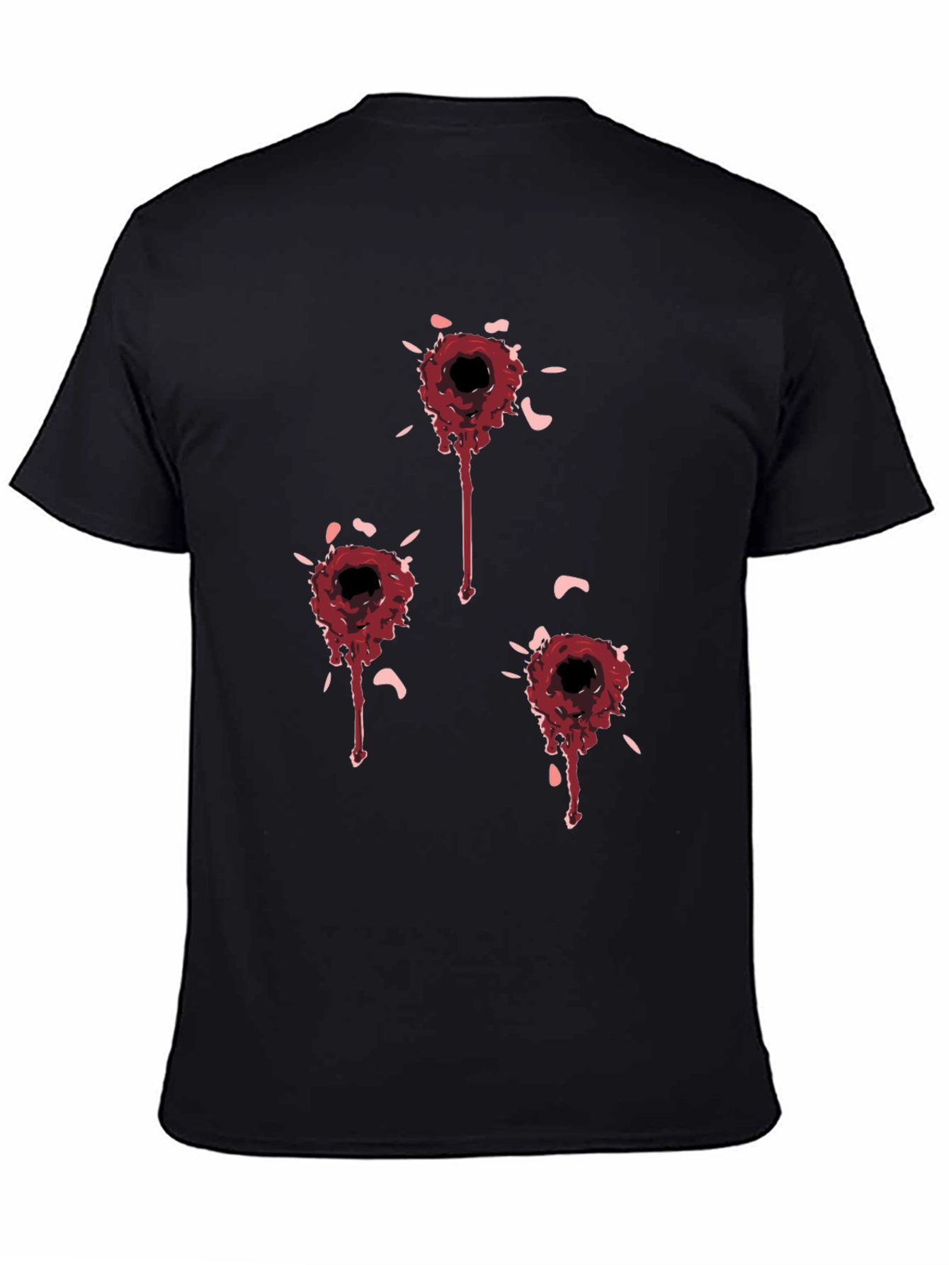 Graphic T-Shirt: Bullet Hole Design