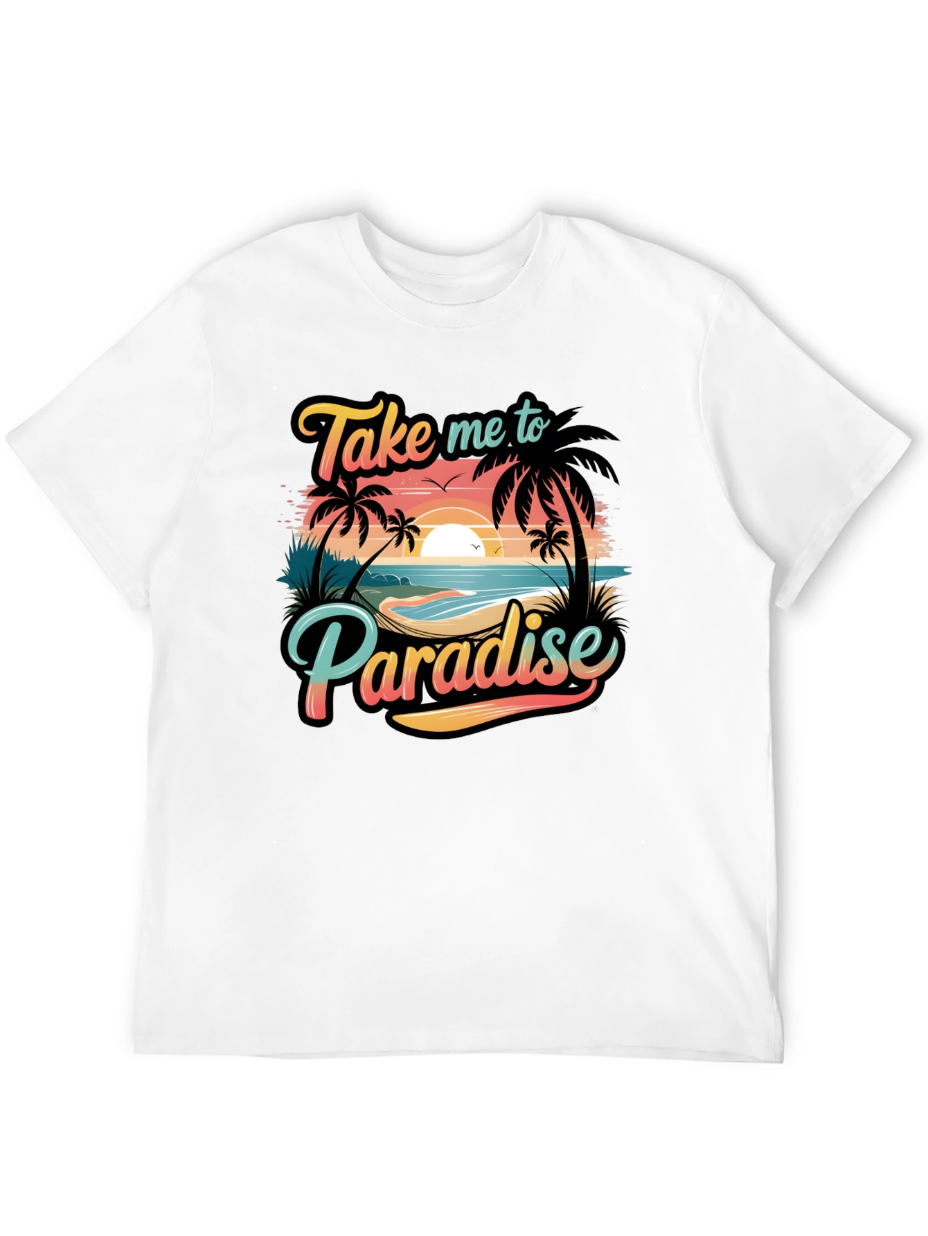 Paradise T-Shirt: Beach Vibes Tropical Design