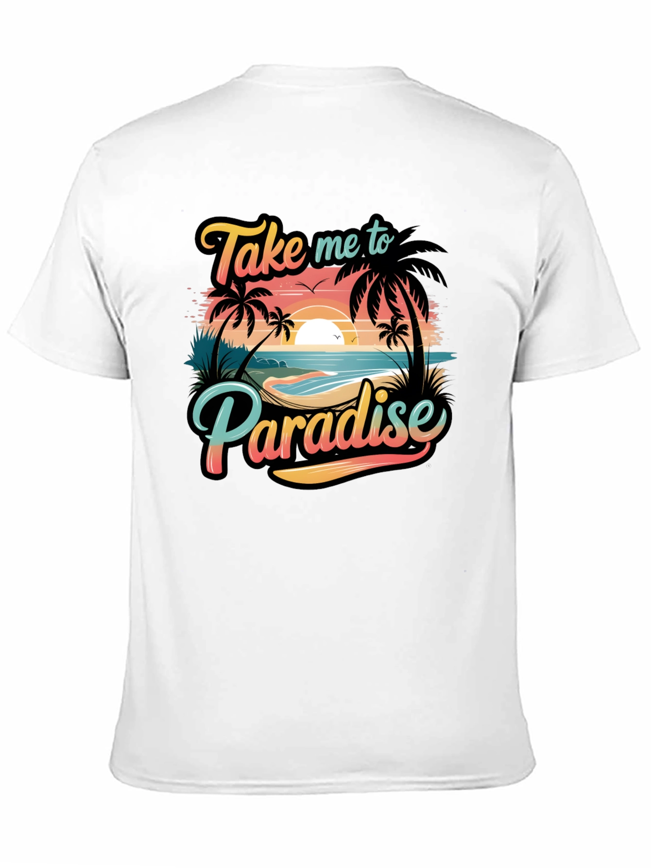 Paradise T-Shirt: Beach Vibes Tropical Design