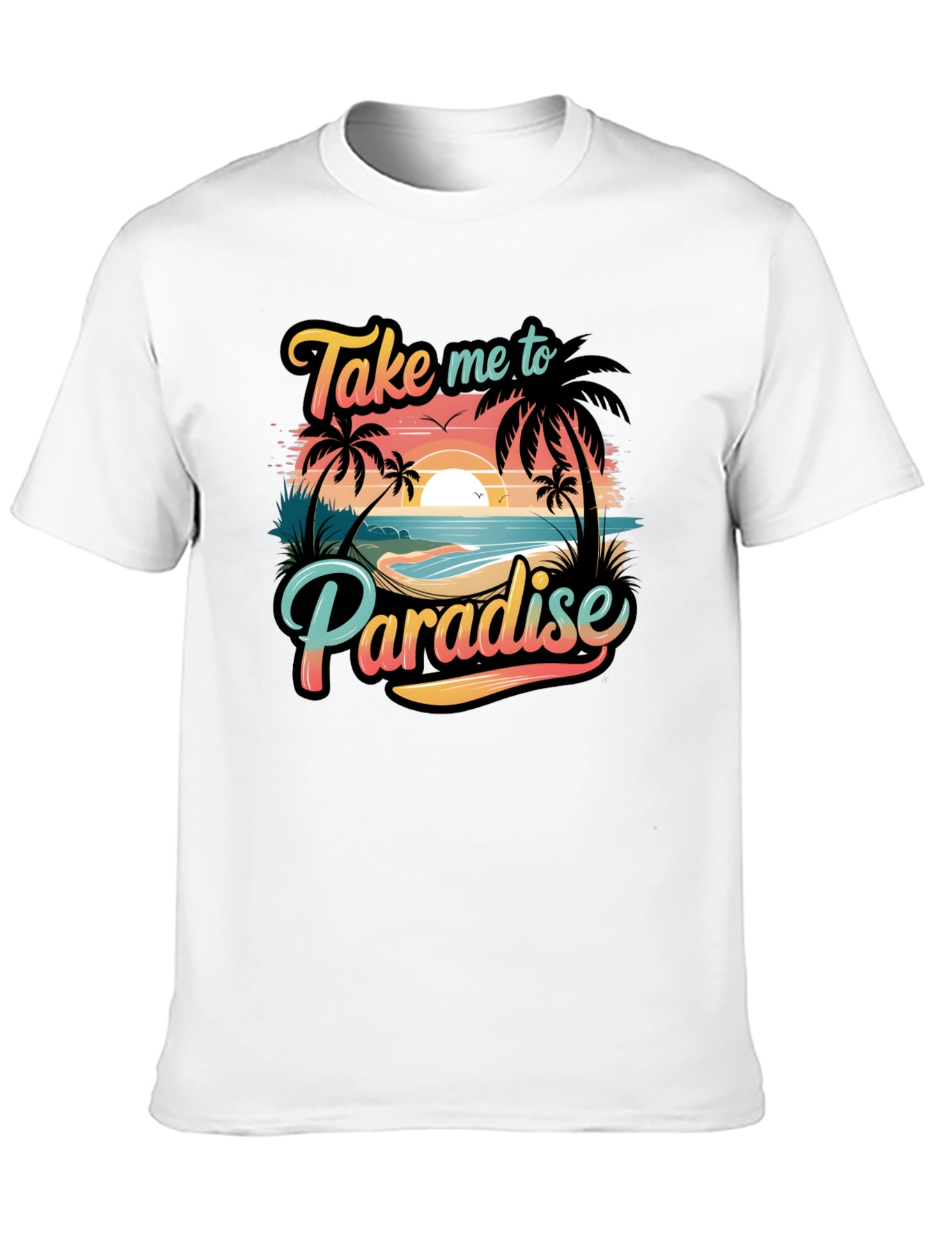 Paradise T-Shirt: Beach Vibes Tropical Design