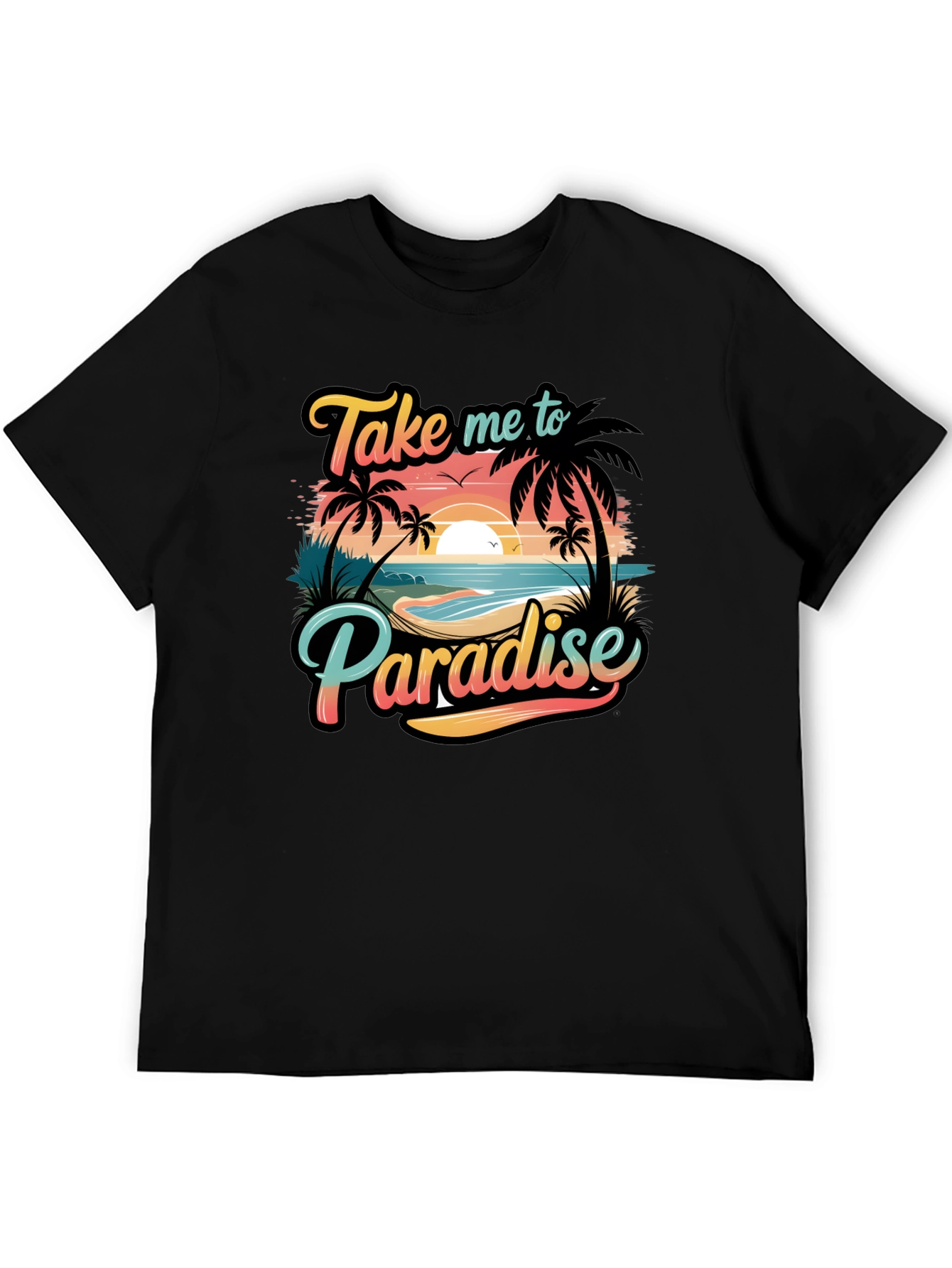 Paradise T-Shirt: Beach Vibes Tropical Design