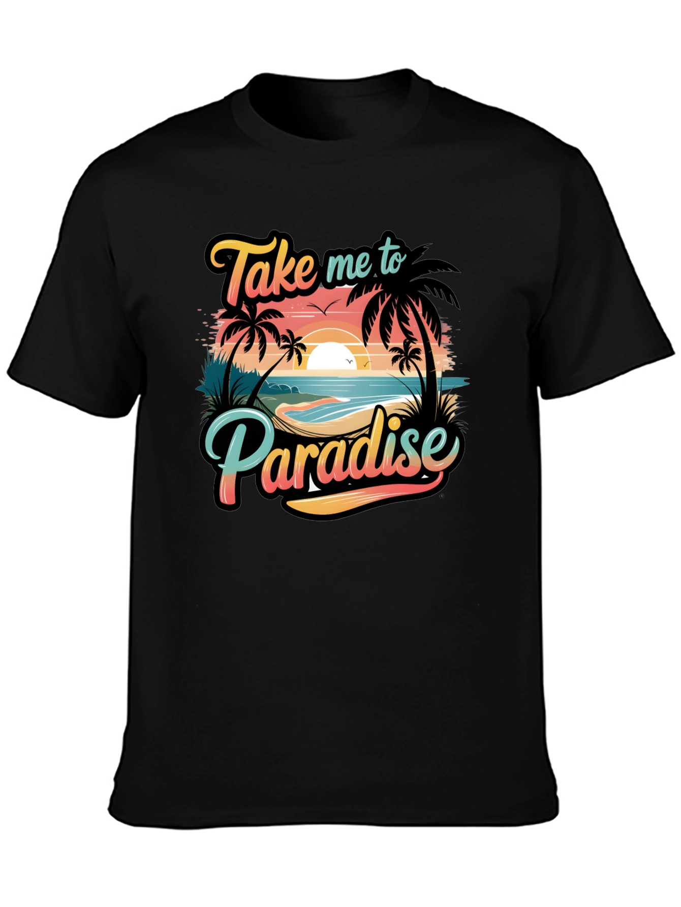Paradise T-Shirt: Beach Vibes Tropical Design